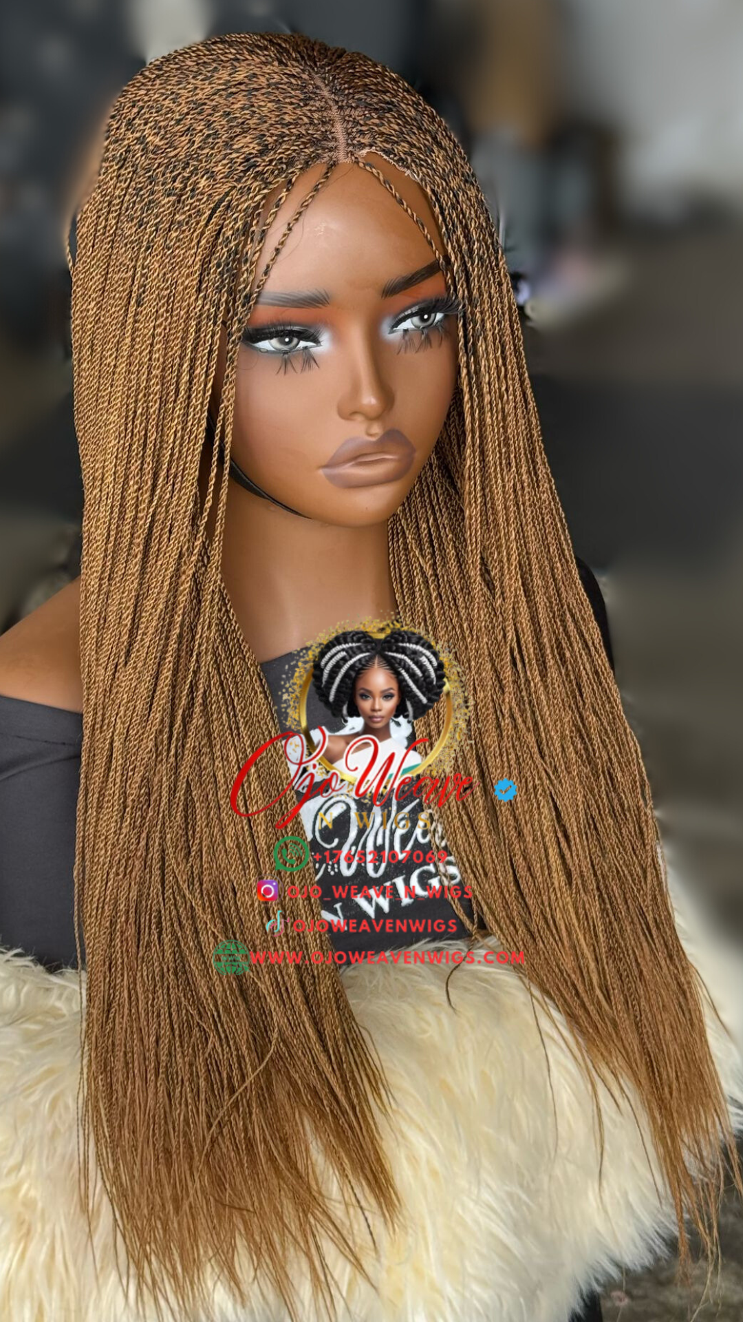 Esther 18 Inch Color 30 Wig: Ready to Ship
