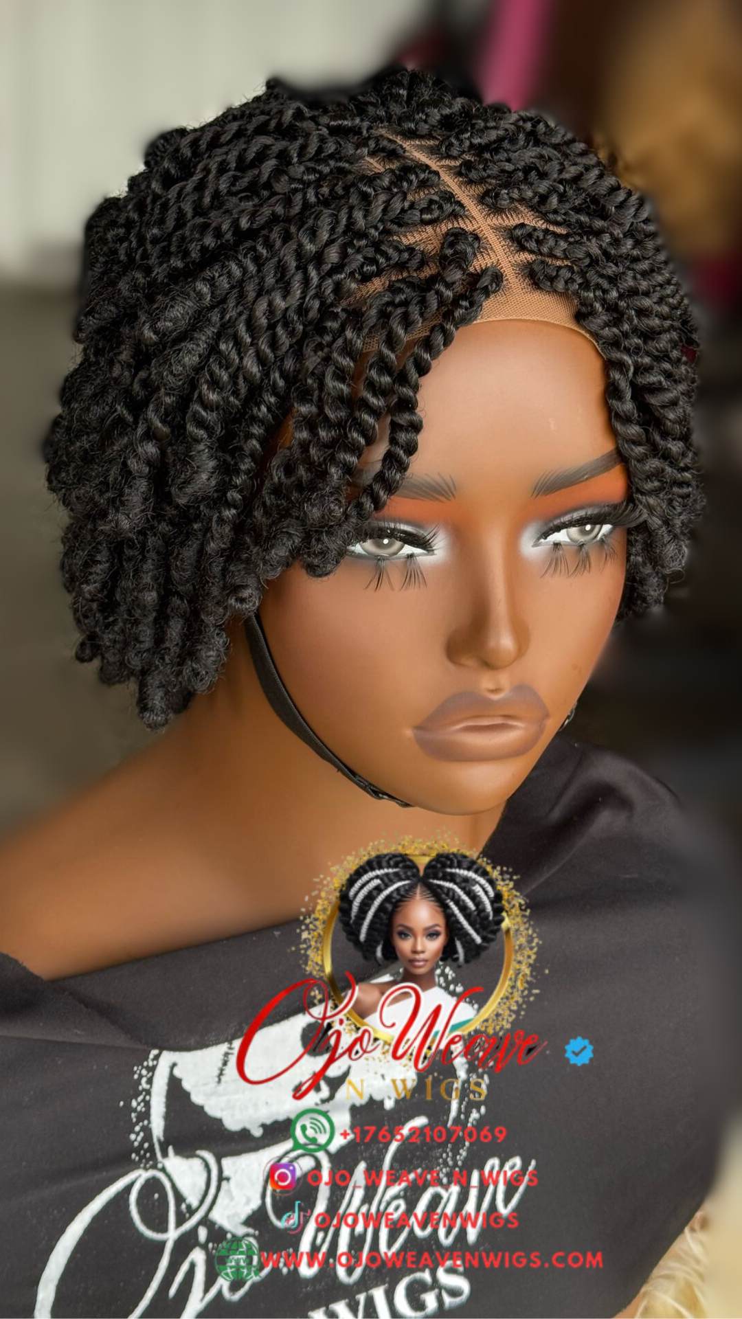 Timini Kinky Closure Wig - New Style.