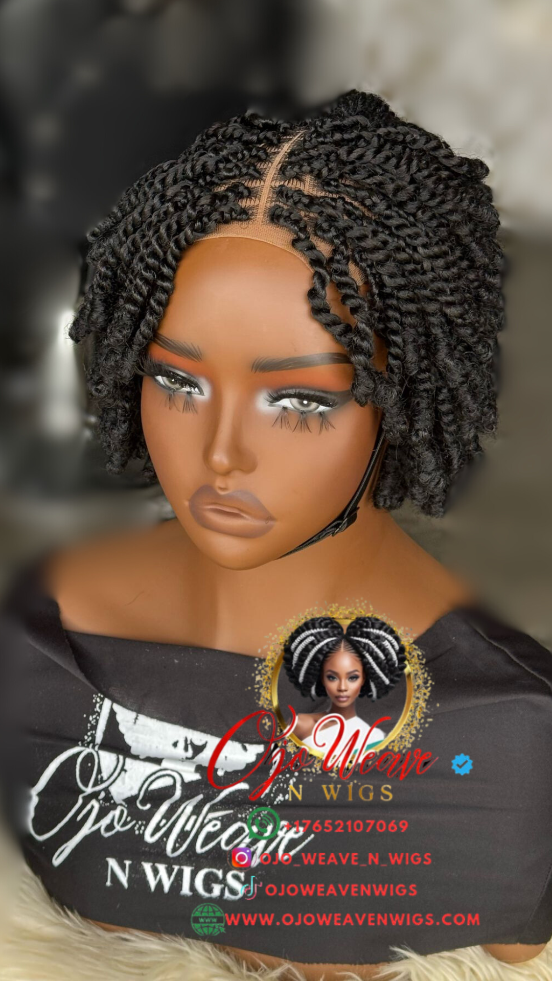 Timini Kinky Closure Wig - New Style.