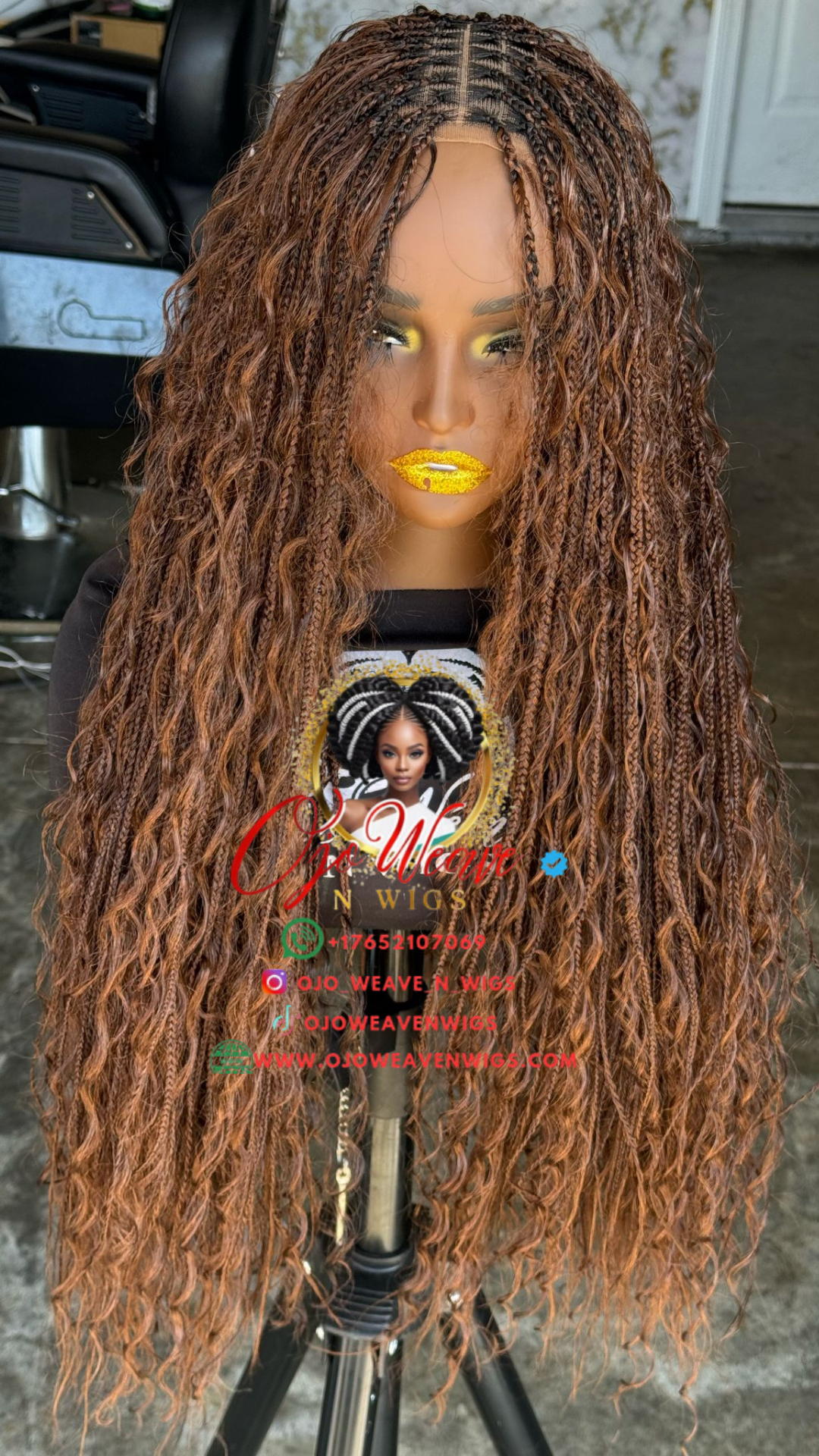 Boho Wig - Color 30: Ready to Ship