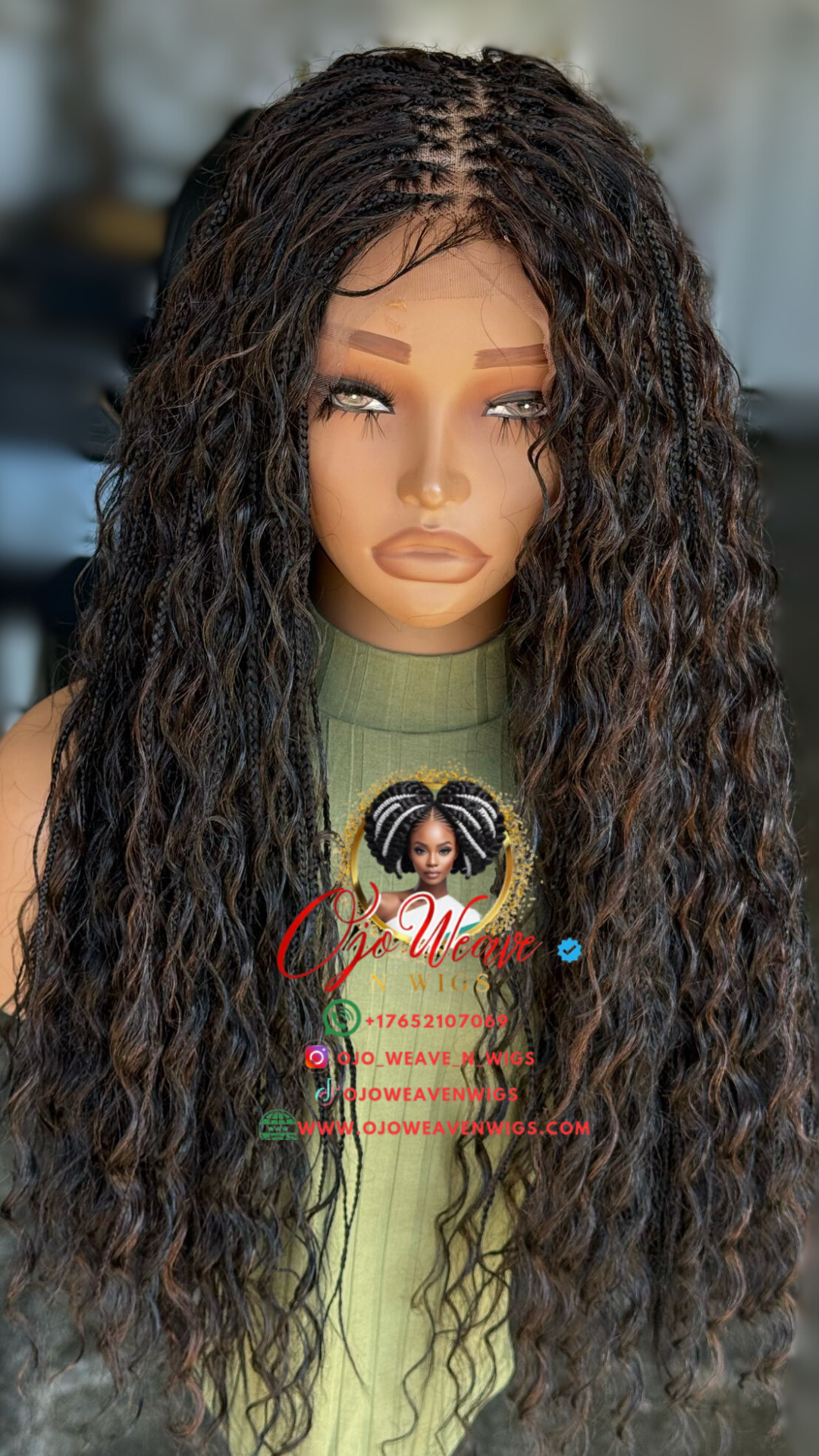 20" Boho Wig - Color 30/33/4 Mix - Ready to Ship
