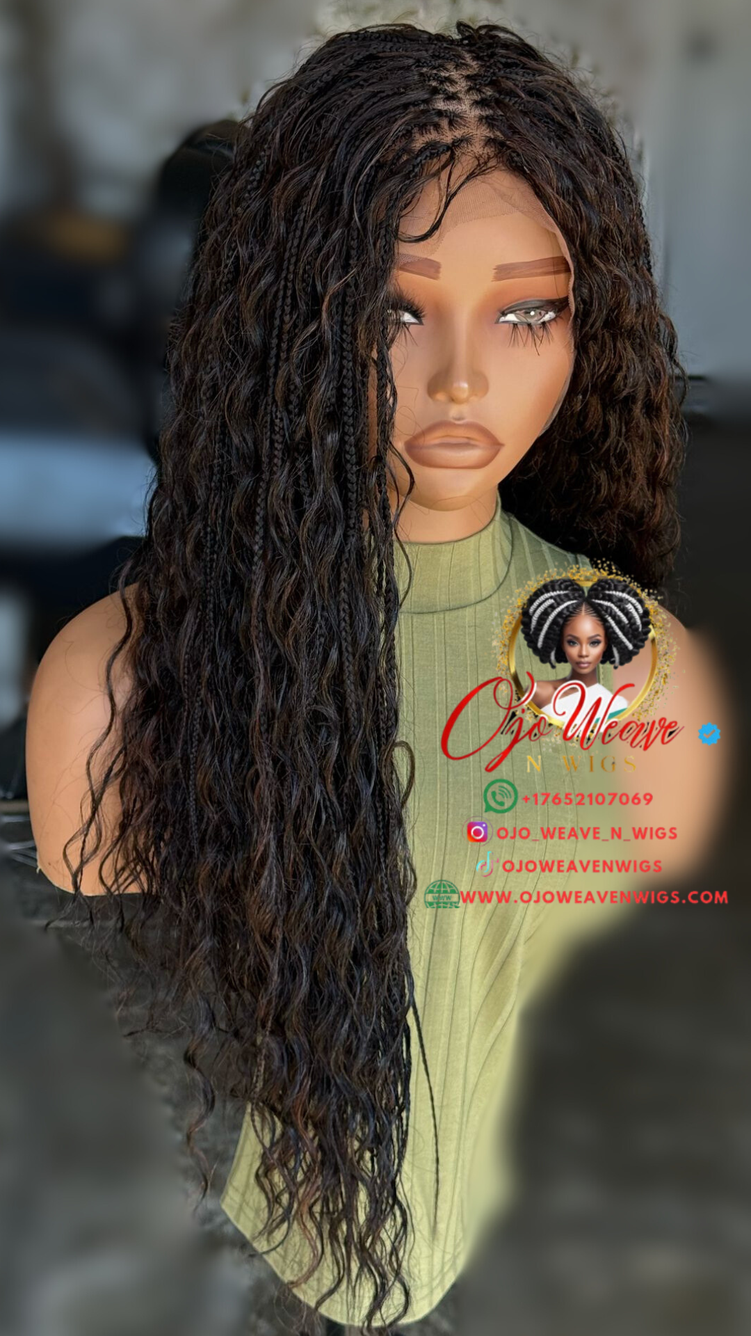 20" Boho Wig - Color 30/33/4 Mix - Ready to Ship