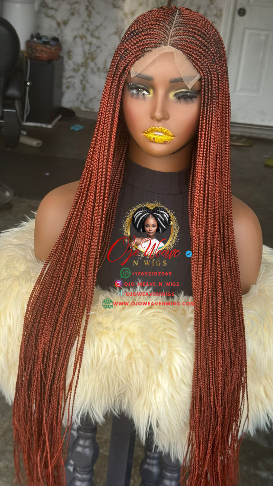 26" May Unit Glueless Wig with Closure - Ready to Ship