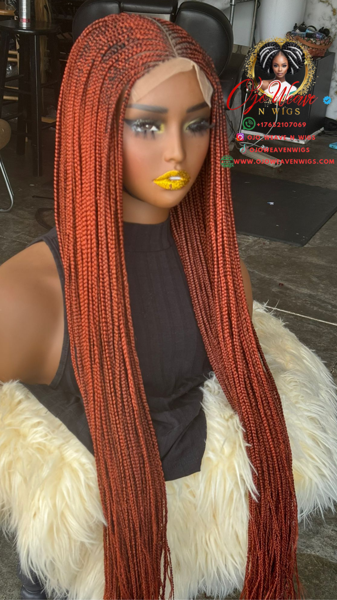 26" May Unit Glueless Wig with Closure - Ready to Ship
