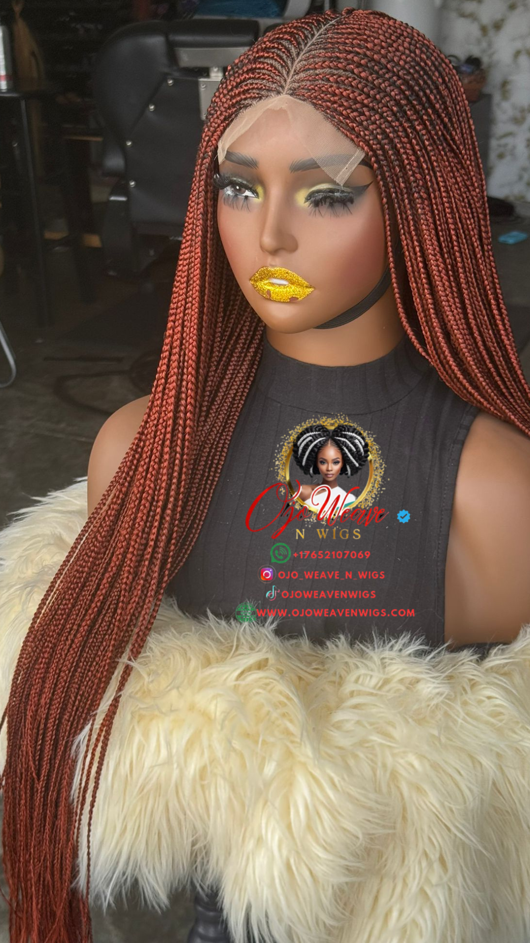 26" May Unit Glueless Wig with Closure - Ready to Ship