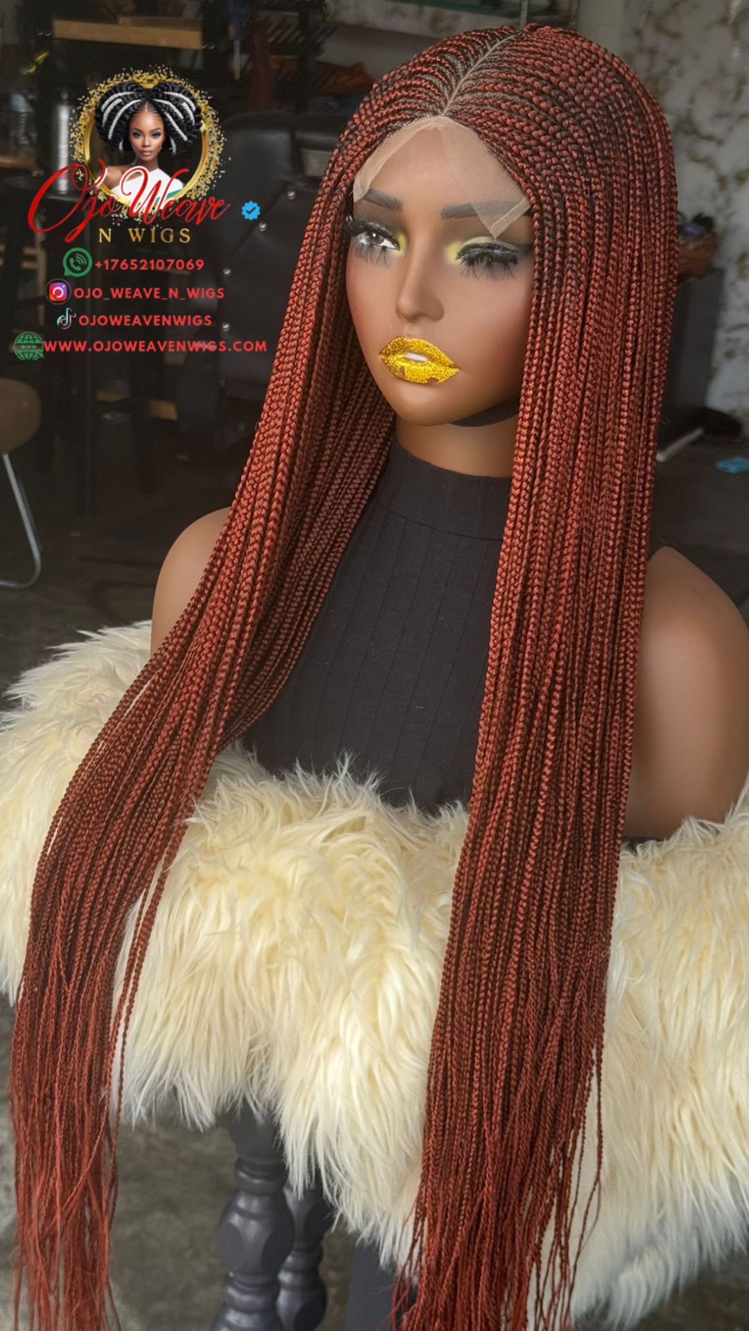 26" May Unit Glueless Wig with Closure - Ready to Ship