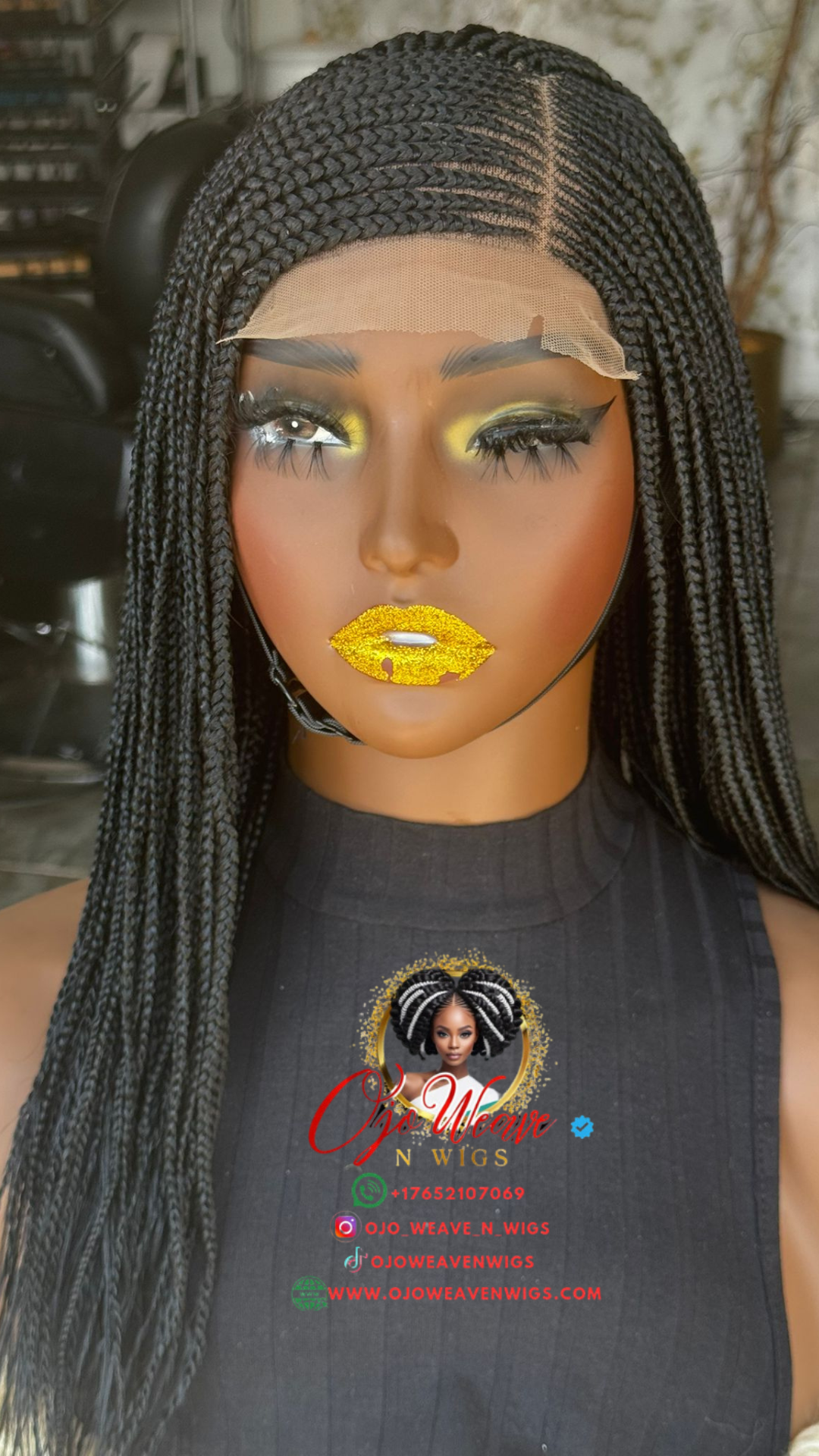 Javis 1B Glueless Closure Wig | Ready to Ship 12/14 Inch