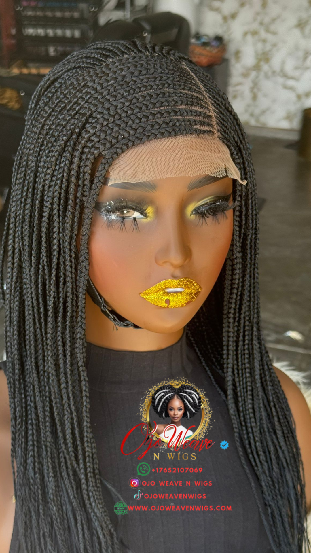 Javis 1B Glueless Closure Wig | Ready to Ship 12/14 Inch