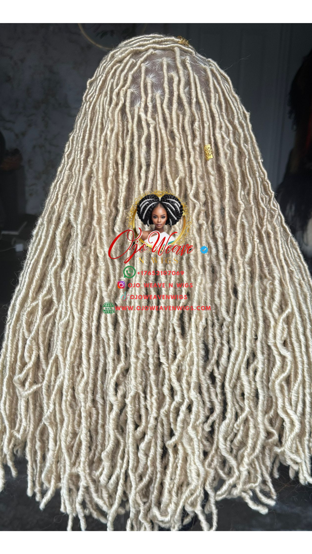 20/22 Inch Full Lace Locs Wig - Ready to Ship