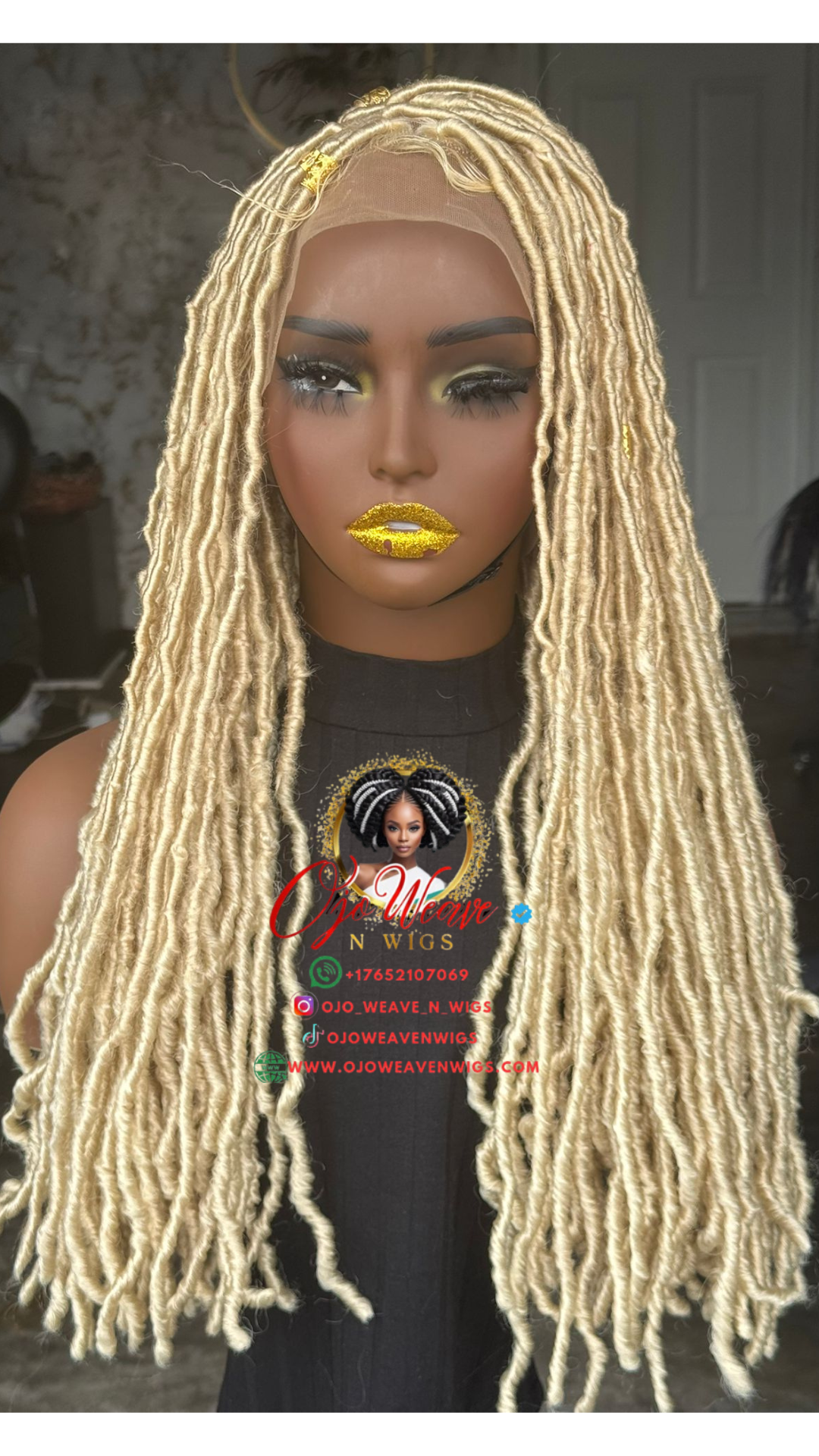 20/22 Inch Full Lace Locs Wig - Ready to Ship
