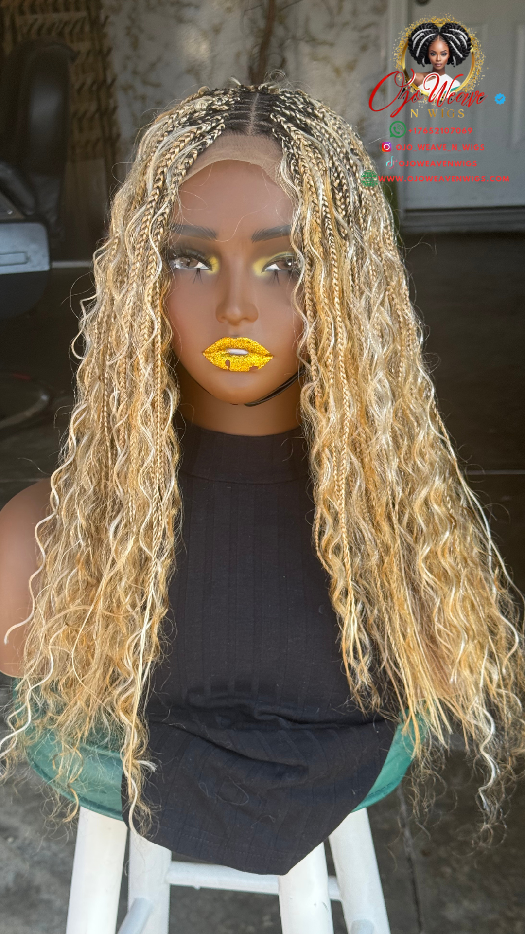 16/18 Inch Boho Highlights Wig