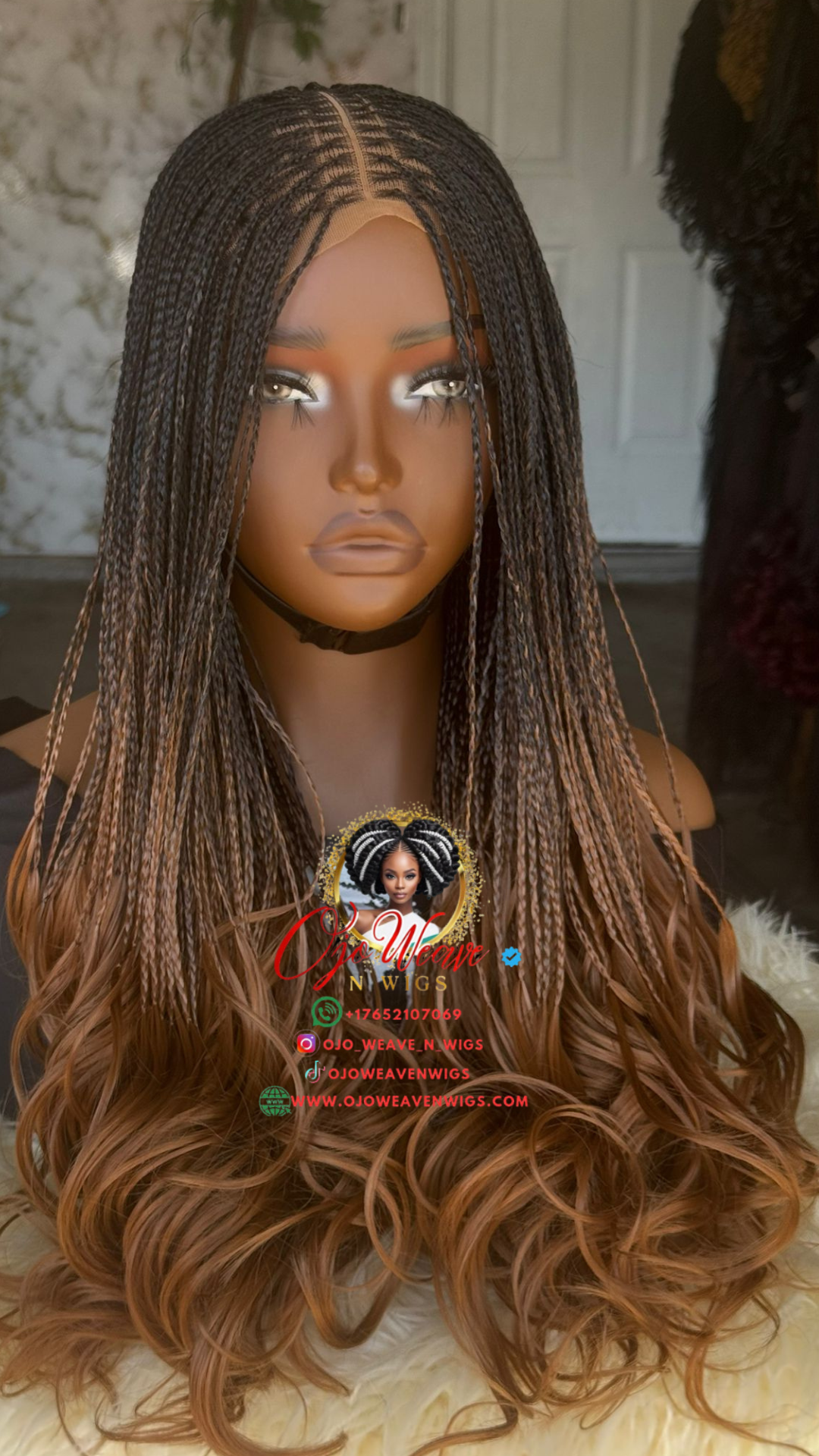 Made-to-Order Nichole French Curls 100% Human Lace | Ombre