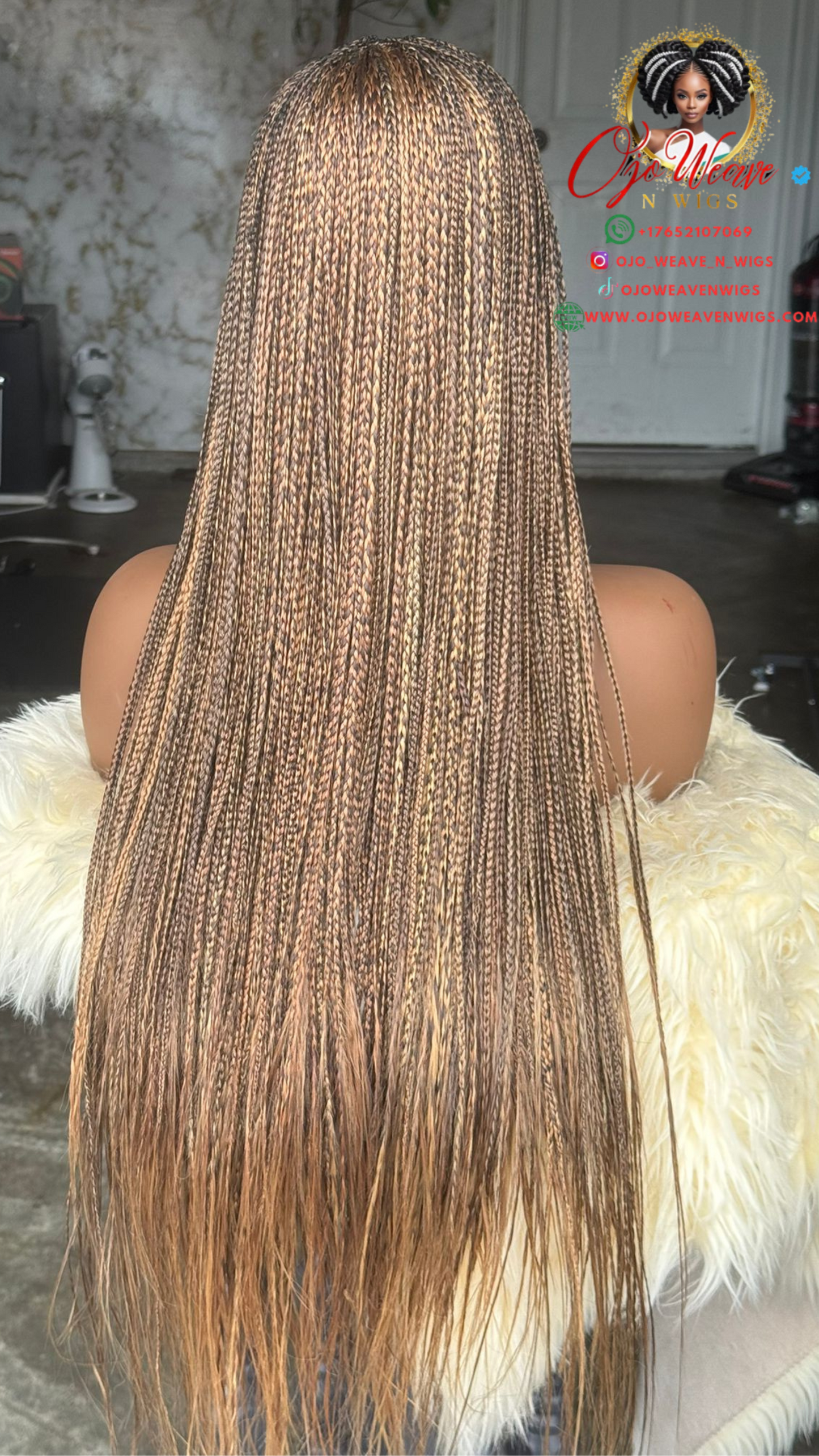 Sisi Glueless Closure Bone Straight Wig - 24/26 Inch Ready to Ship