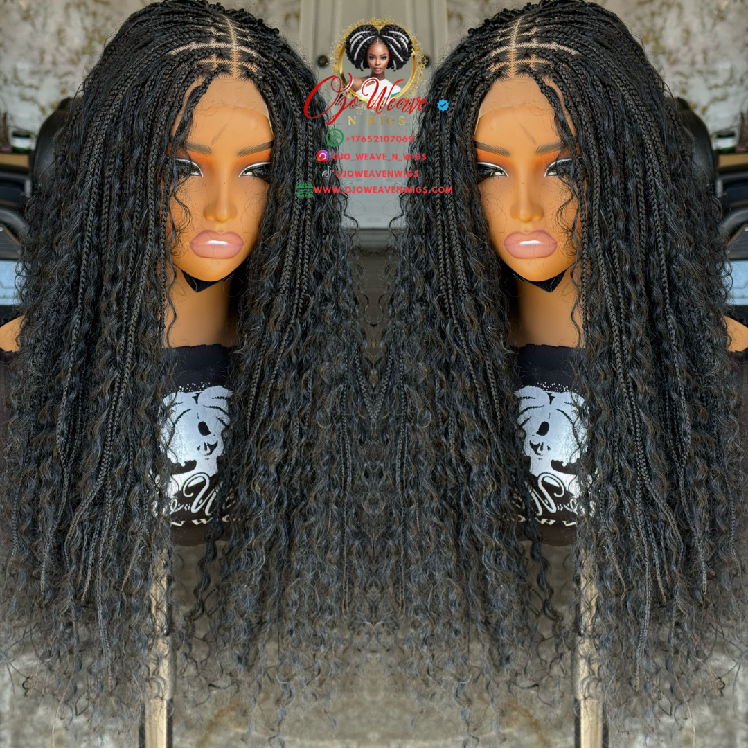 18" Boho Wig - Color 1b: Pre Order
