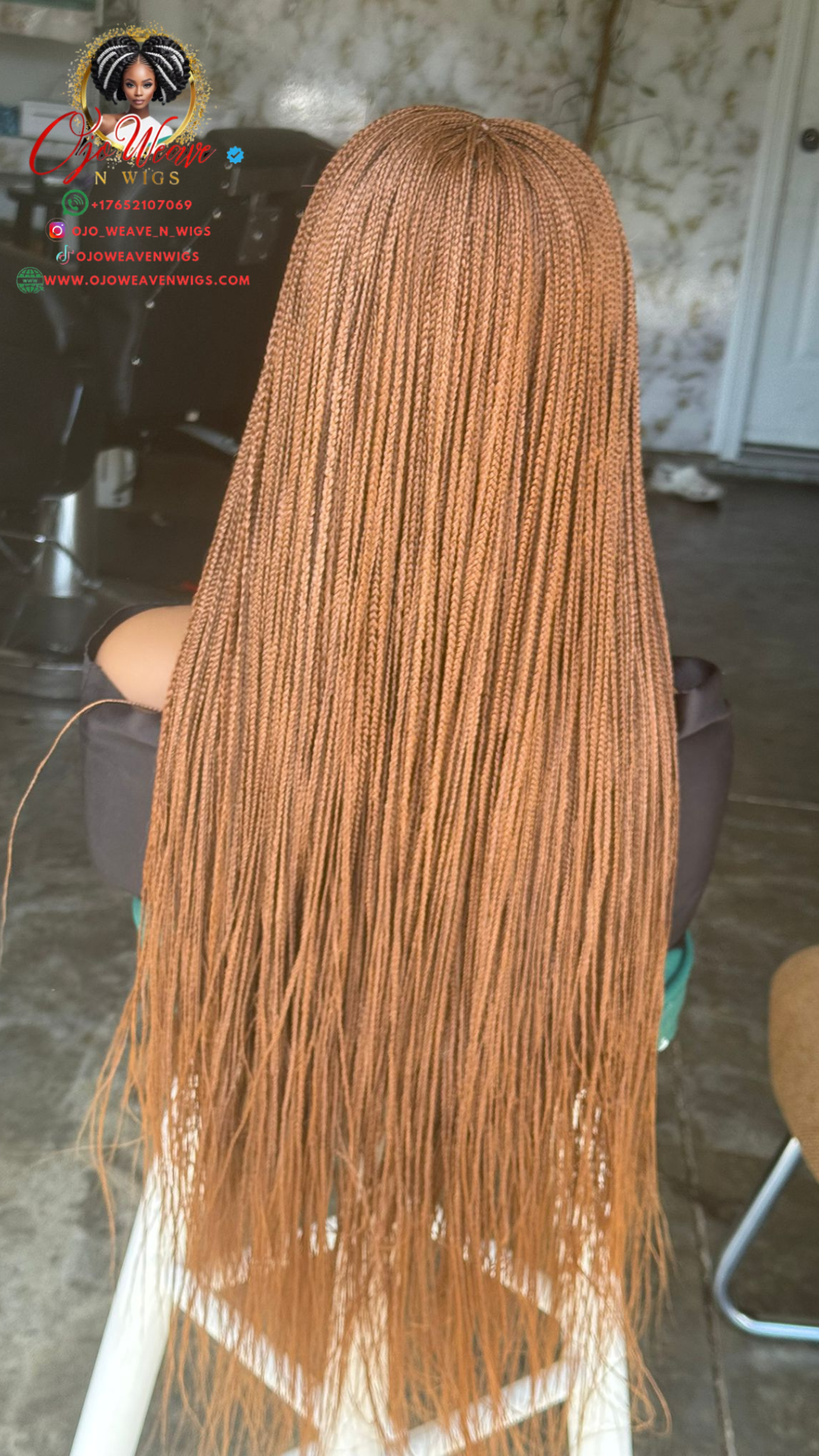 Sara closure unit 24" Fullness Closure Micro Braids - Ready to Ship