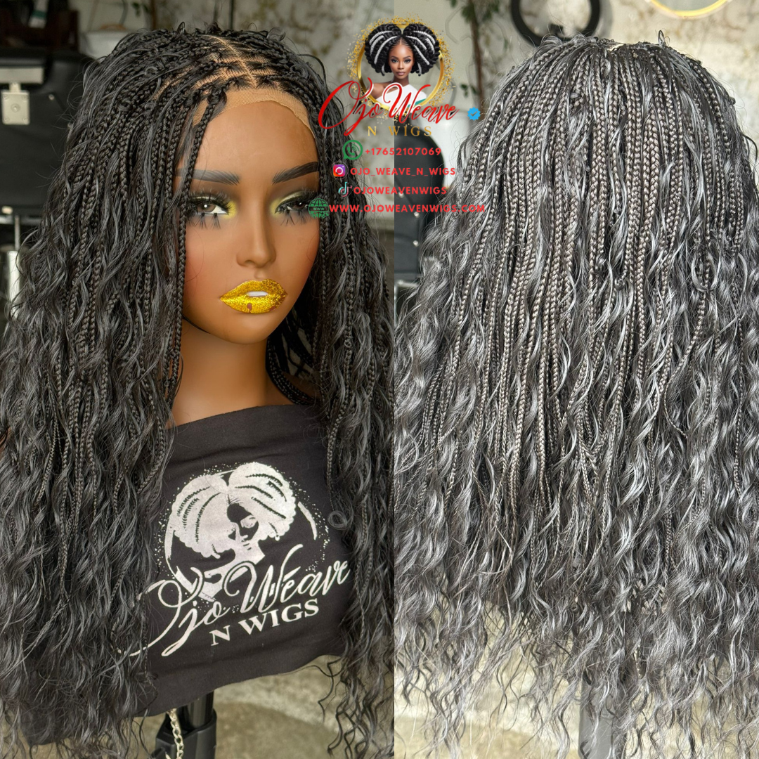 18" Color 2 Boho Braids: made to order