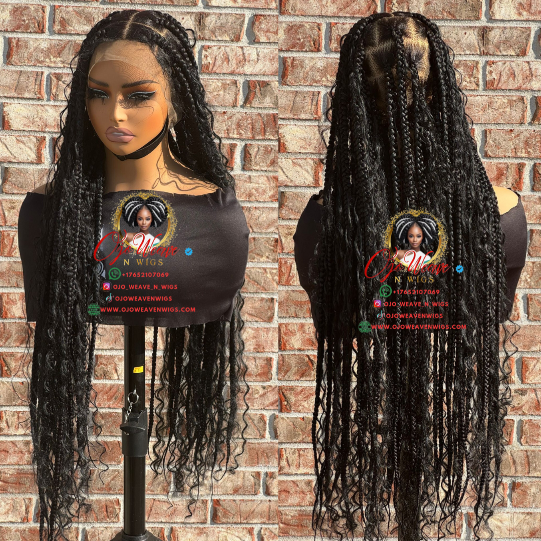 Benita Unit Full Lace Wig Black Ready-to-Ship