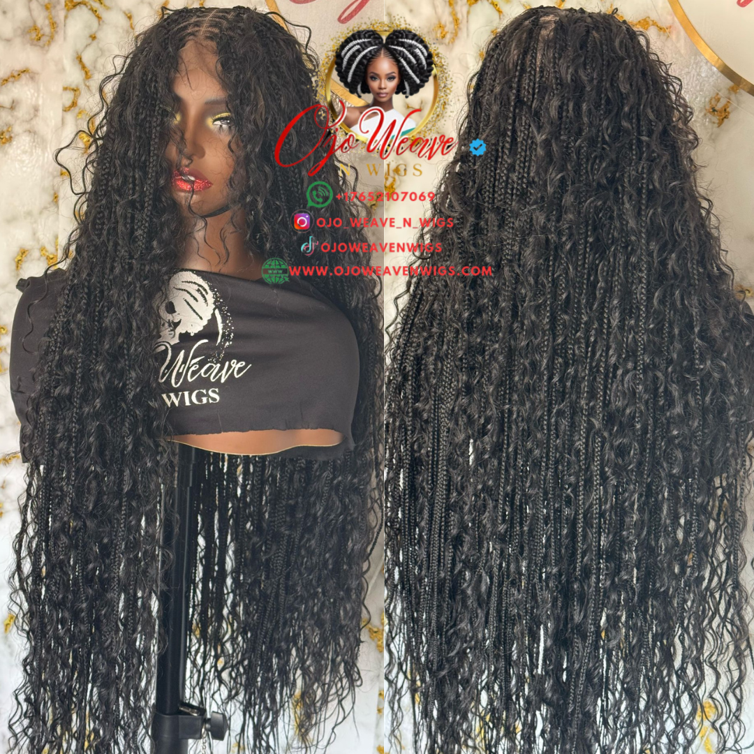 30" Boho Gift Unit: Natural Black 1B, Ready to Ship