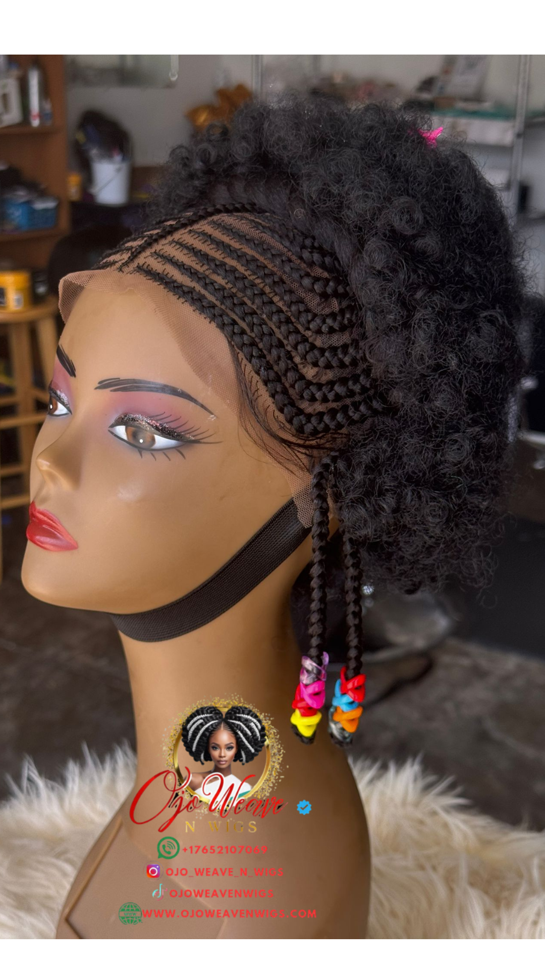 Glueless Kids Afro Wig: Cute, Easy & Protective