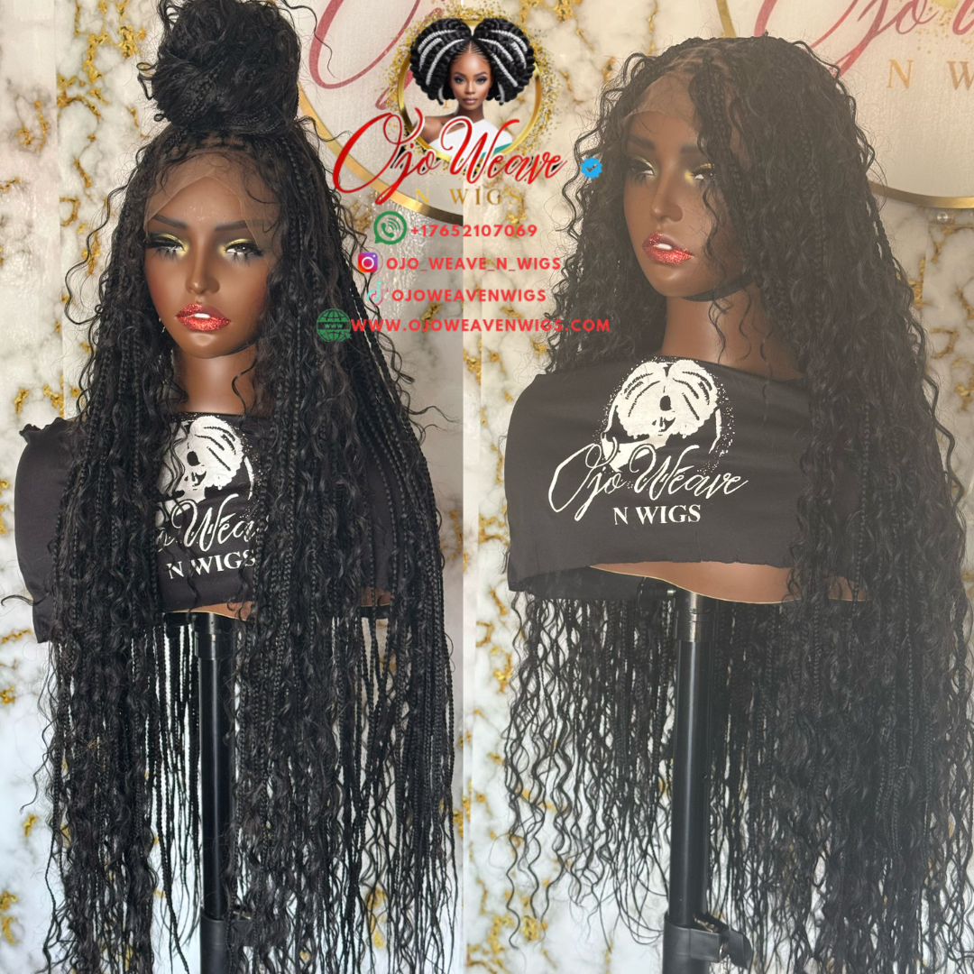 30" Boho Gift Unit: Natural Black 1B, Ready to Ship