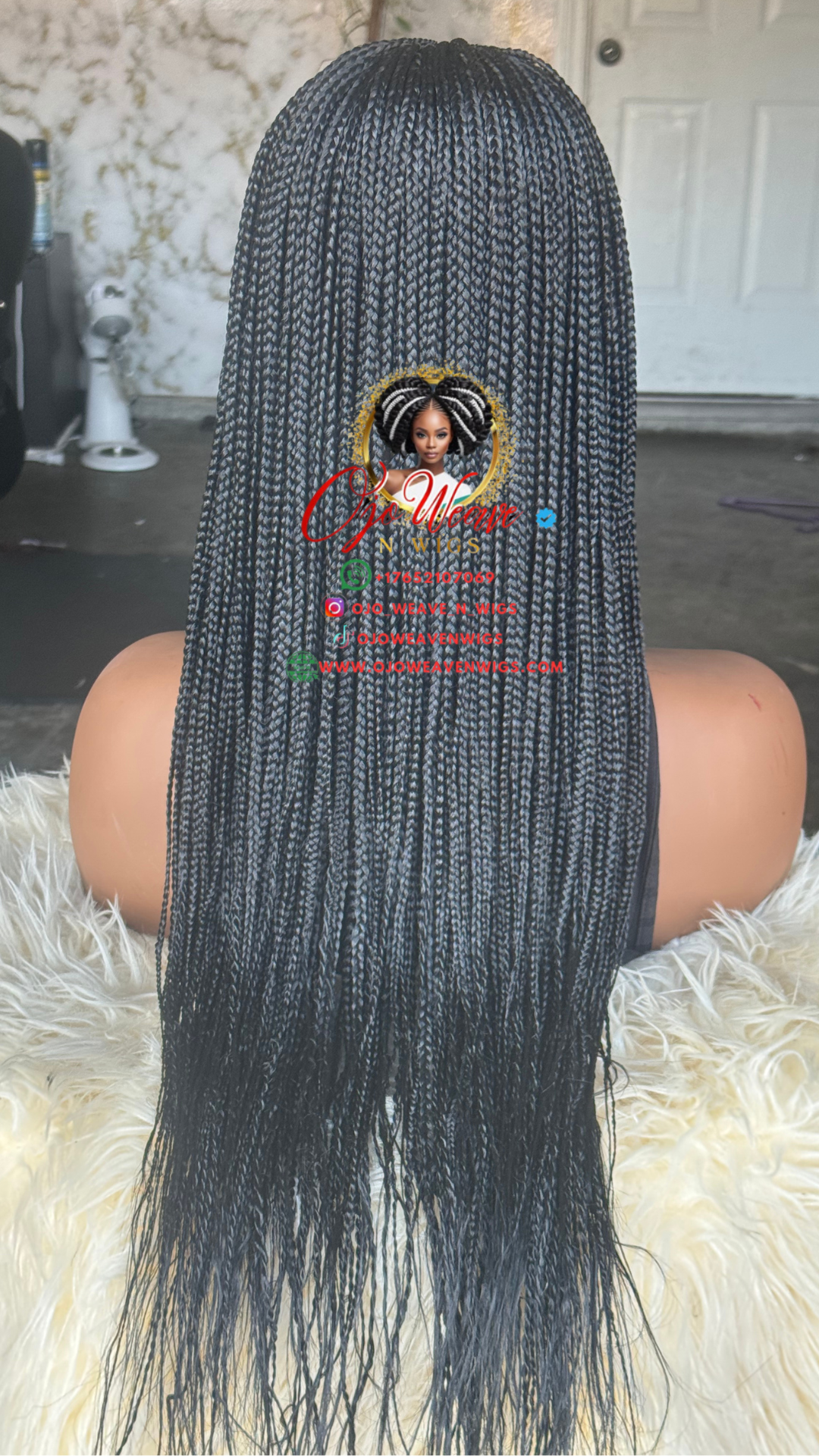 Ajoke: Knotless Glueless Closure Wig