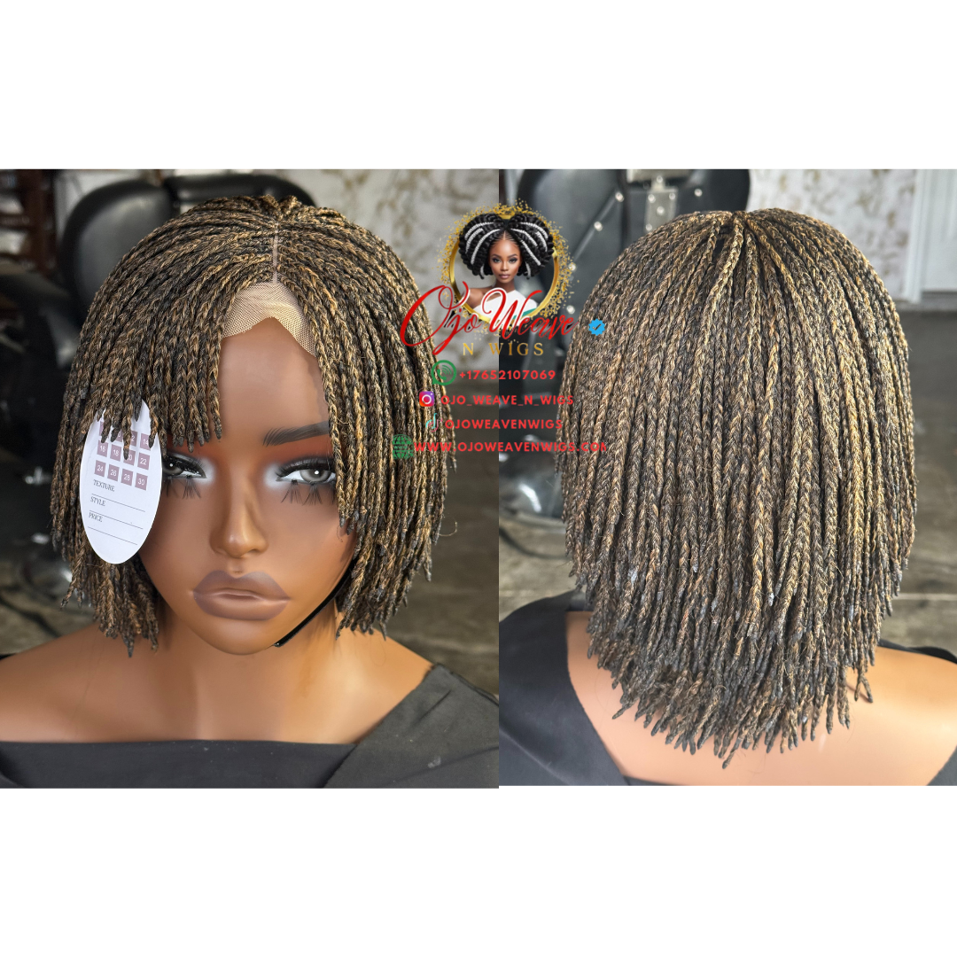 Maxin Short Style Wig: made to order
