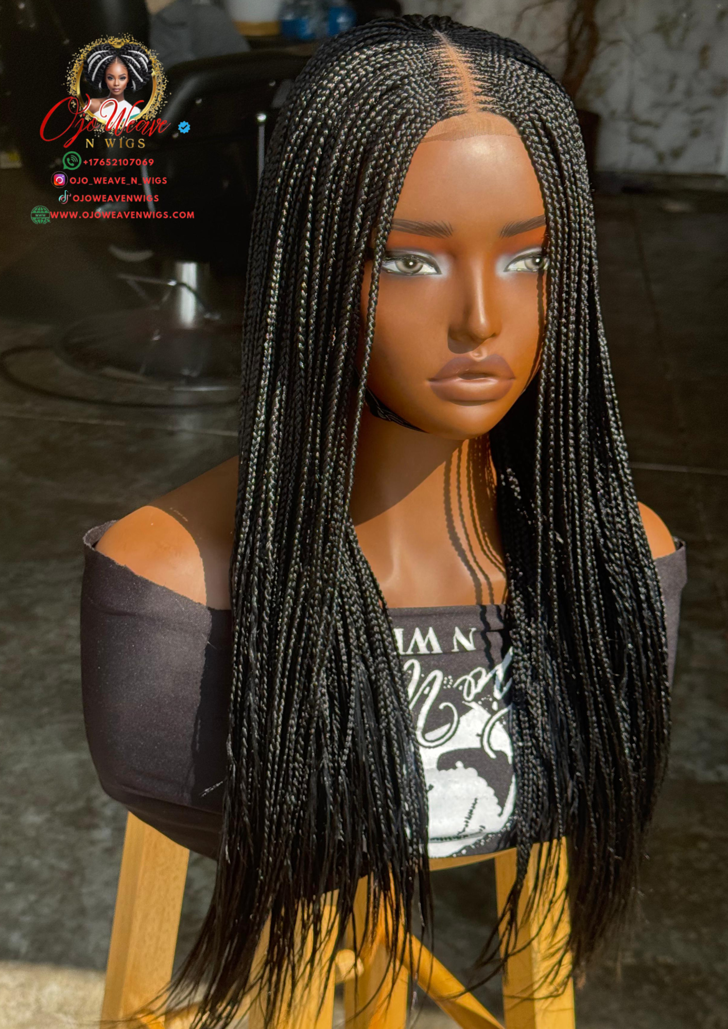 Made to Order: Bianca Glueless Closure Color 1B 16/18 Inch