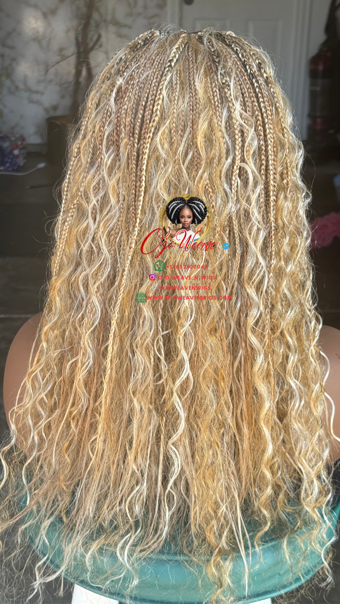 16/18 Inch Boho Highlights Wig