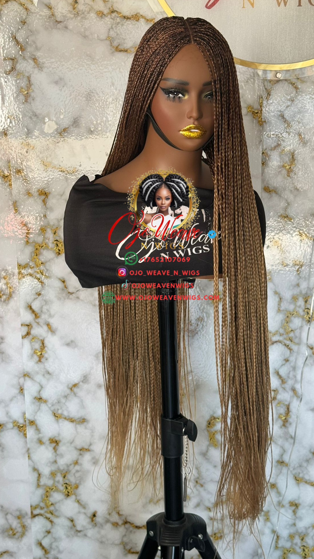 Sisi Bone Glueless Wig 35 inch Highlight Color Ready to Ship