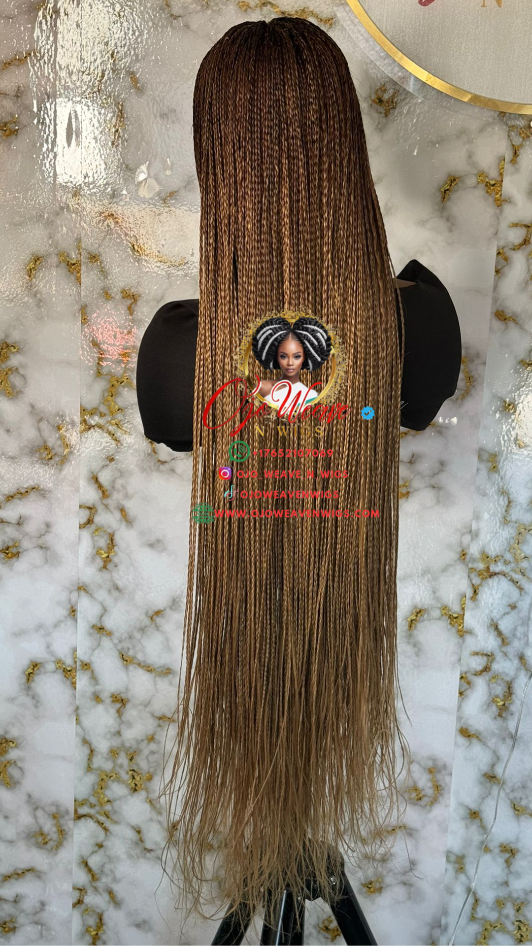 Sisi Bone Glueless Wig 35 inch Highlight Color Ready to Ship
