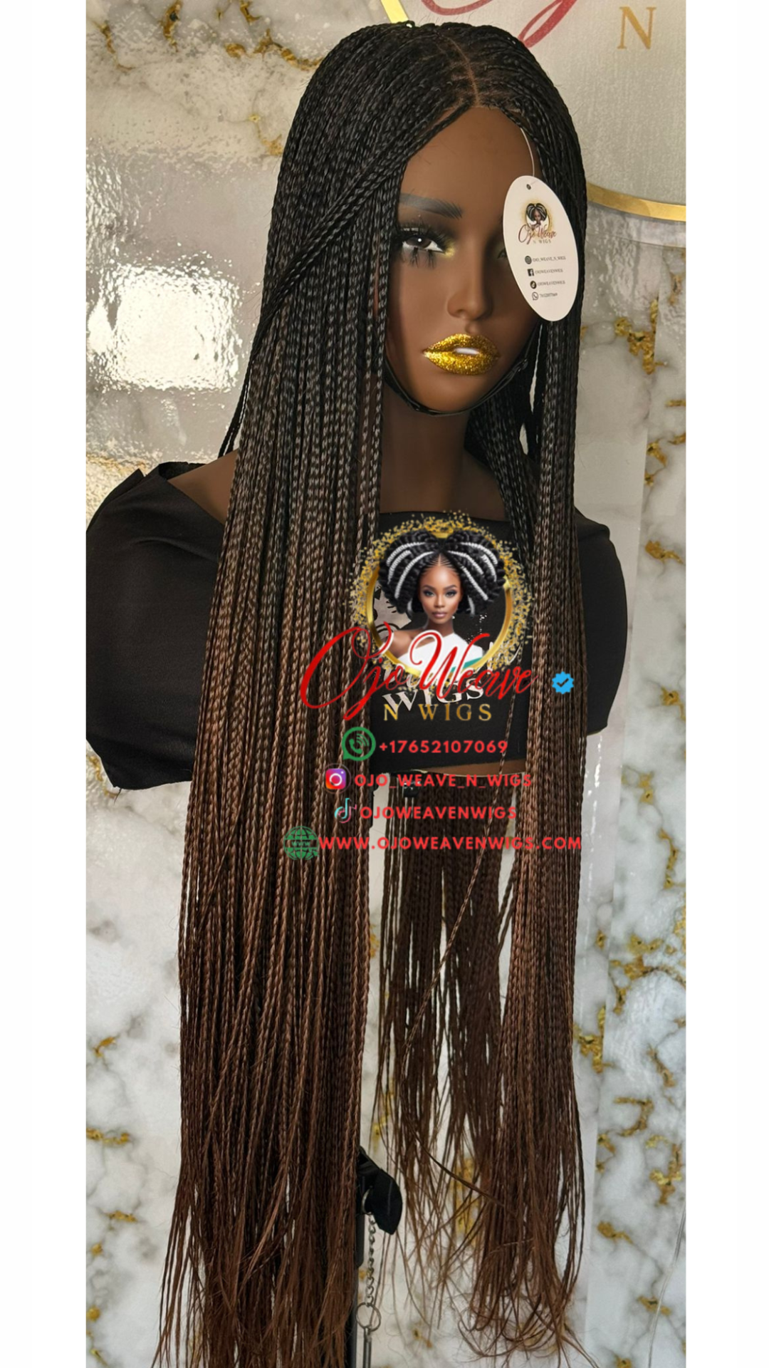 Sisi Bone Glueless Wig with Highlighted Color Ready to Ship