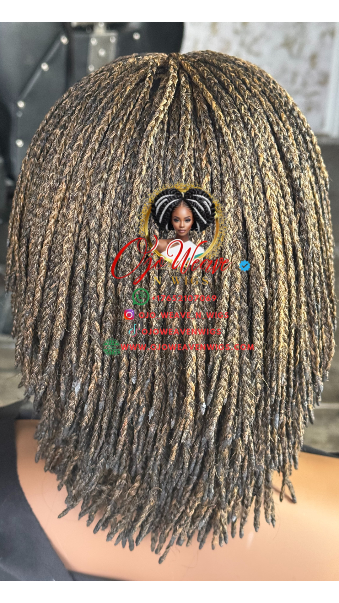 Maxin Short Style Wig: made to order