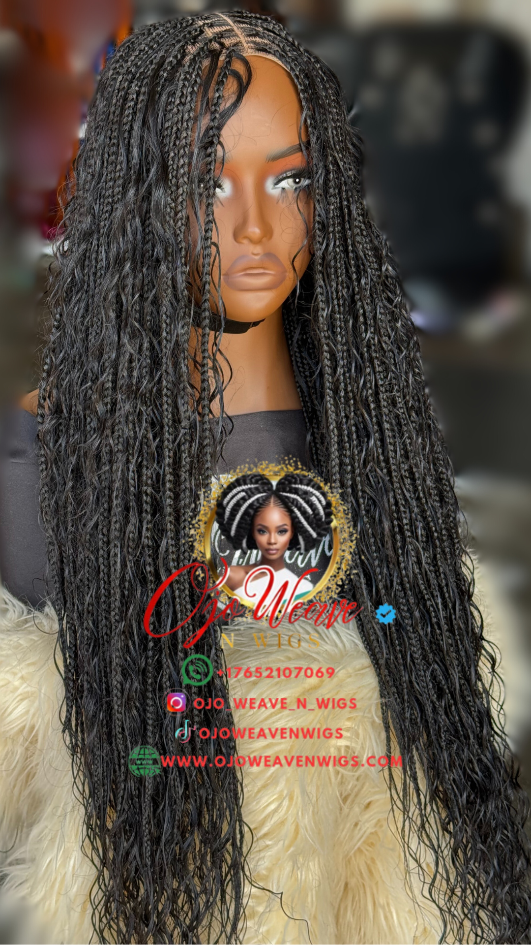 Shola Human Hair Closure Wig: Boho Chic, Ready-to-Ship