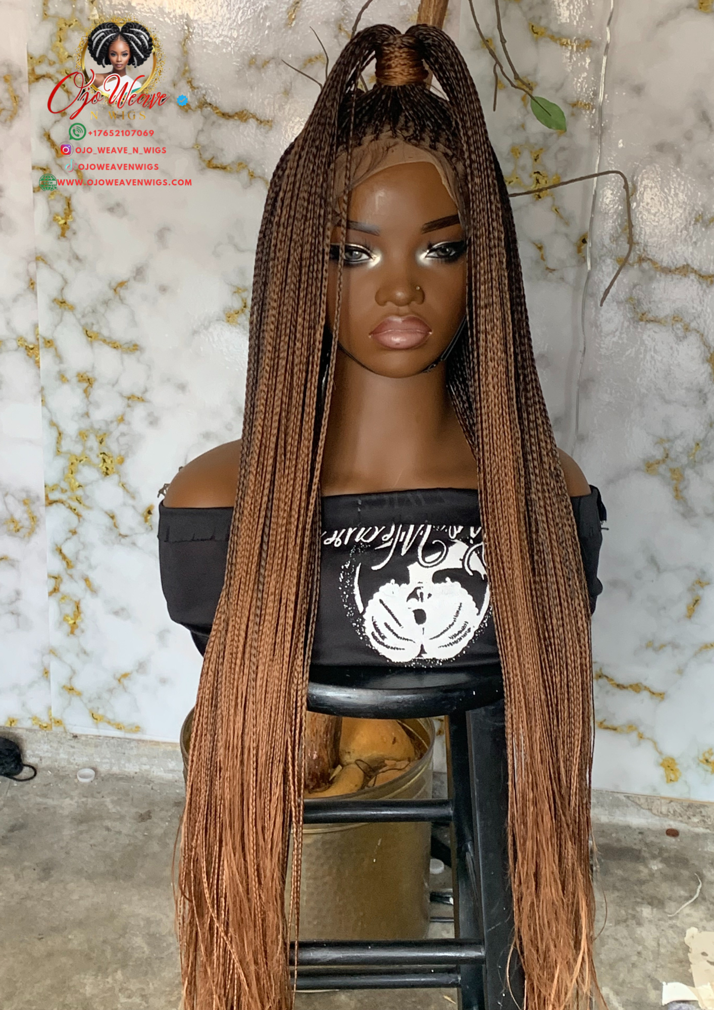 The Sisi Wig: 30-Inch 100% Human Hair Lace Bone Straight 8x8 Closure | Ready to Ship