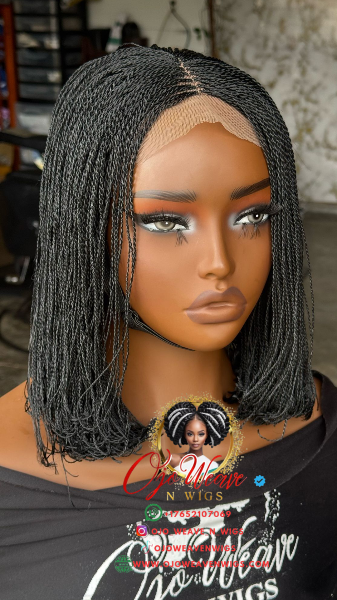 12-Inch Micro Bob Wig