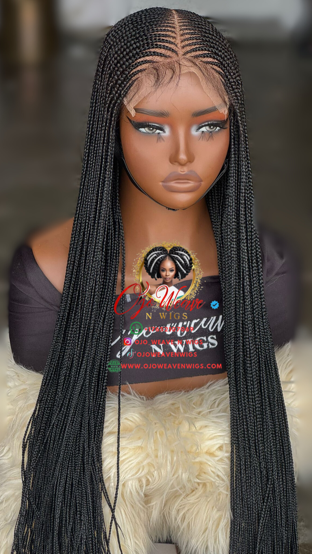 26" 1B Bleached Knot Human Hair Lace Victoria Unit: Ready to Ship