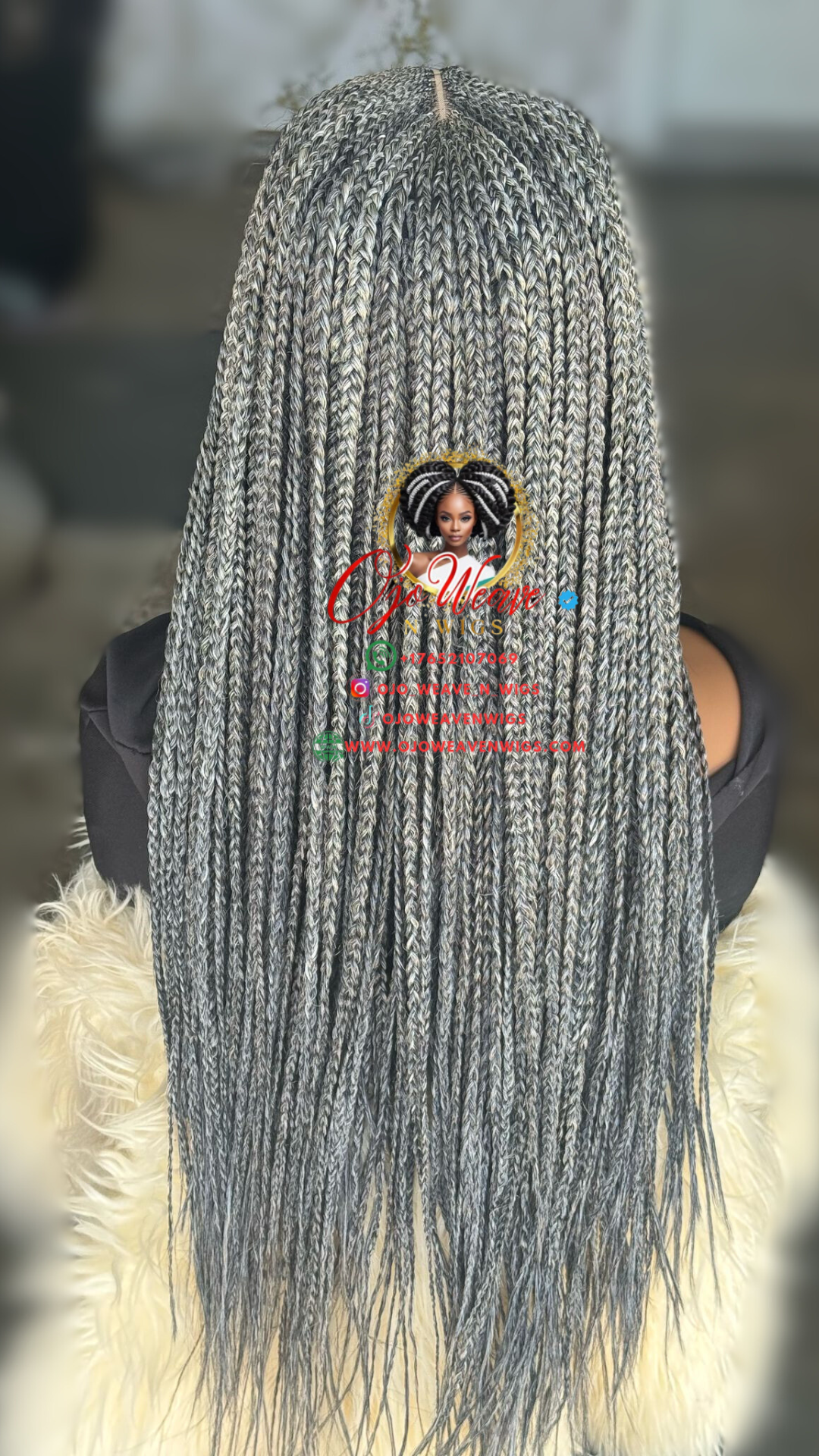 Bianca Salt & Pepper Wig 20/22 Inch: Ready to Ship