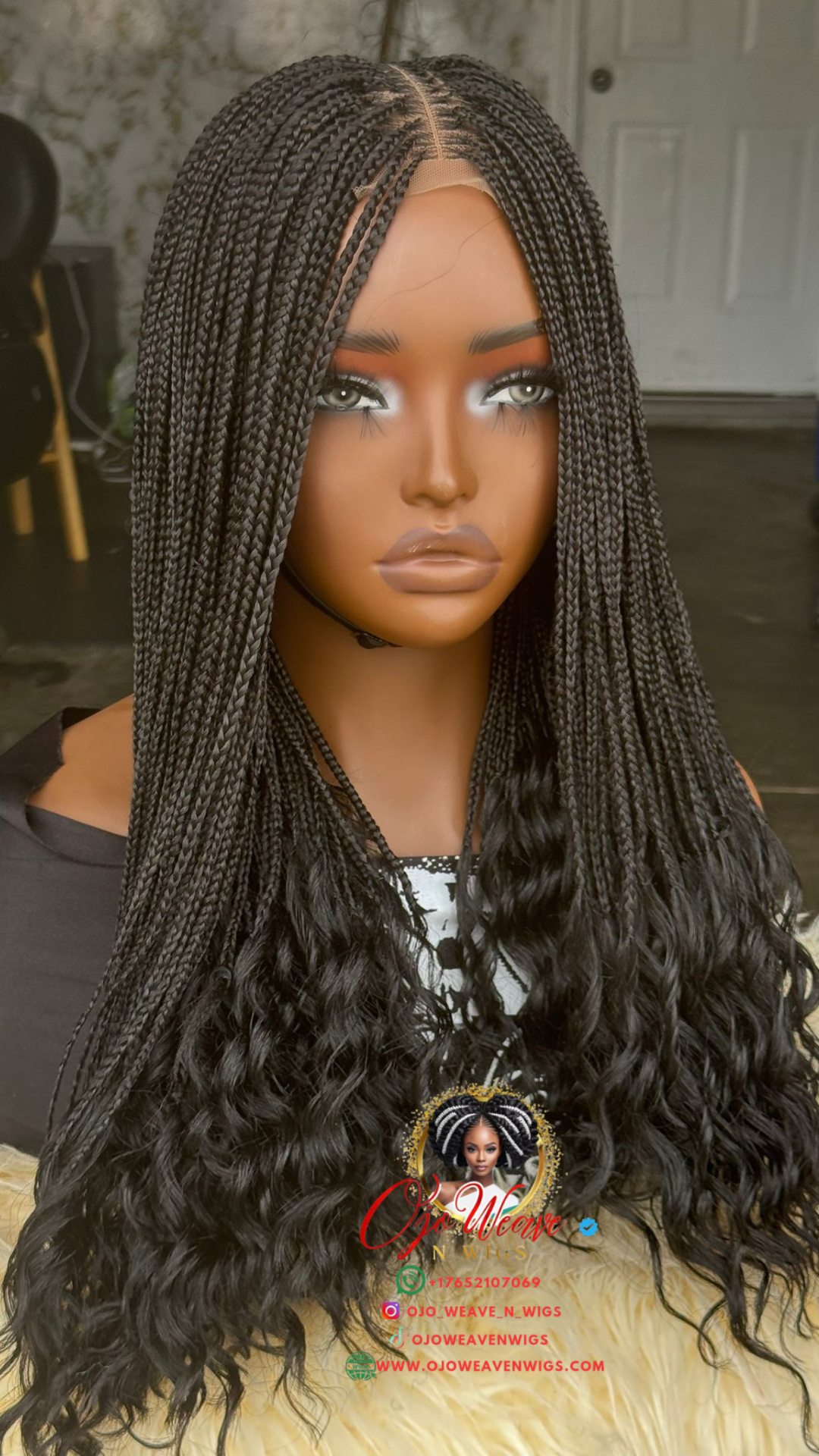 Mime Unit 18-Inch Glueless Closure Wig Made to Order