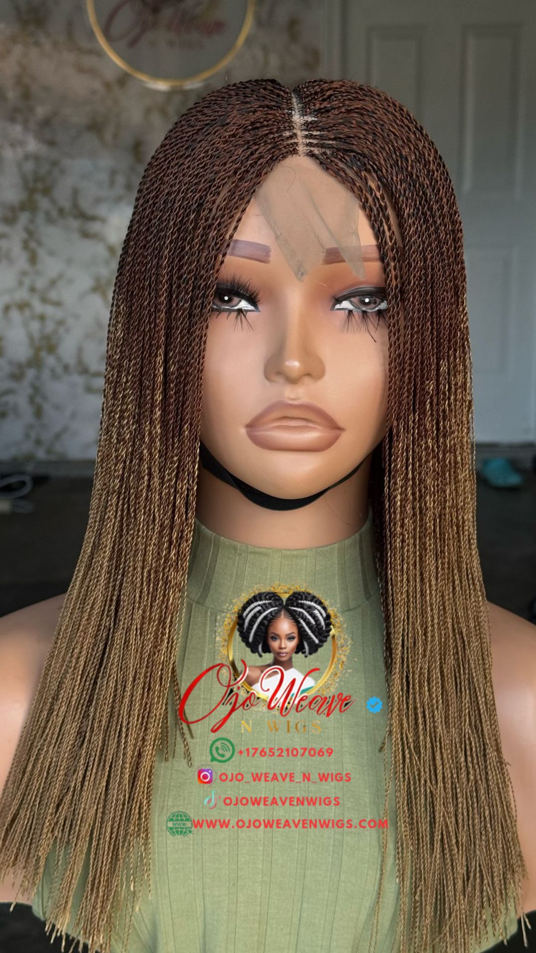 Esther Wig 14 Inch - Double Color 30/27 - made to order
