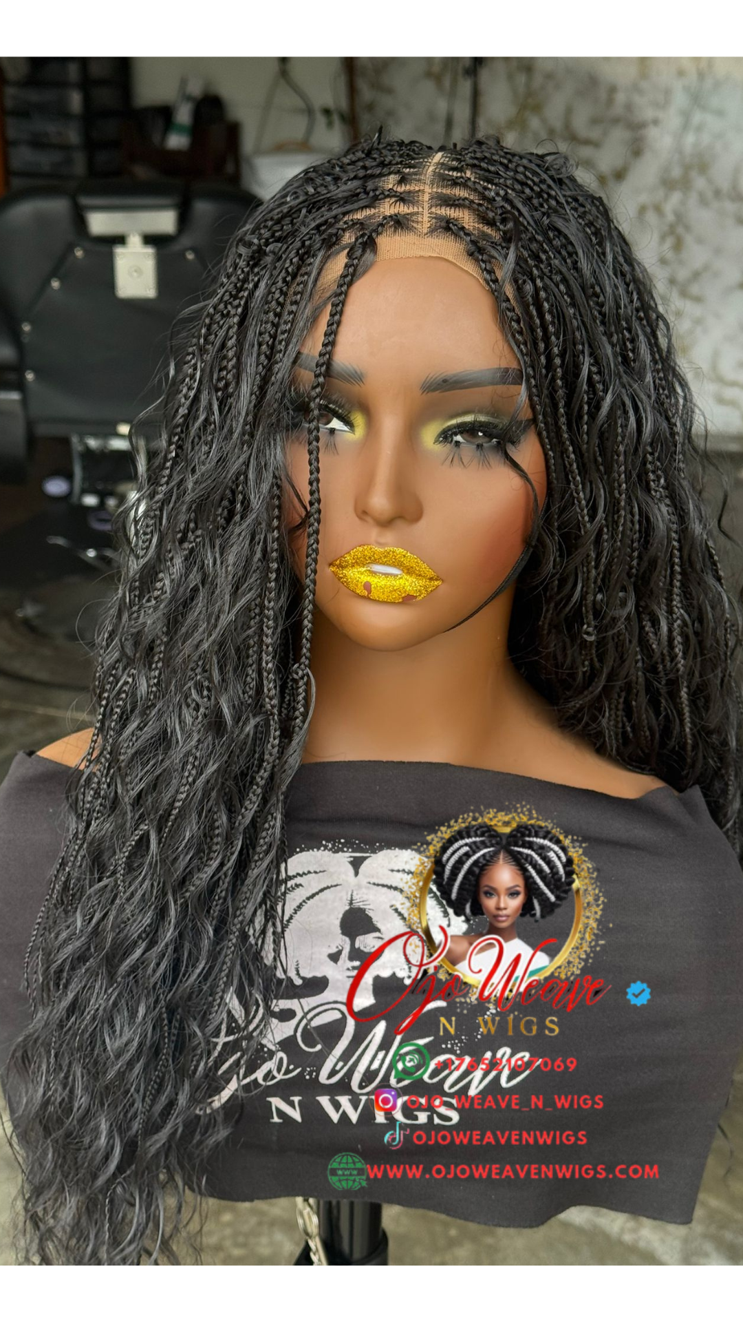 18" Color 2 Boho Braids: made to order