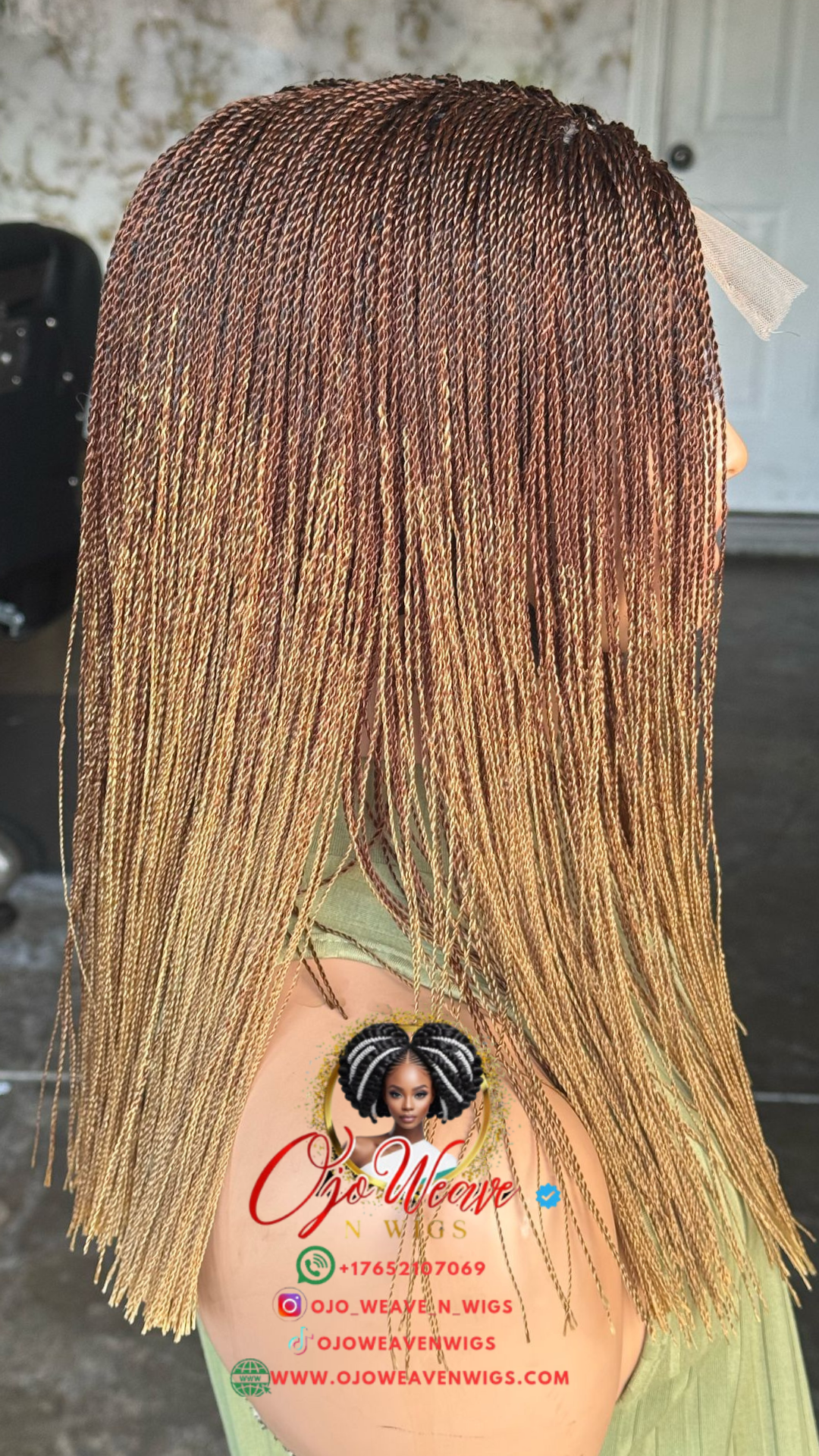 Esther Wig 14 Inch - Double Color 30/27 - made to order