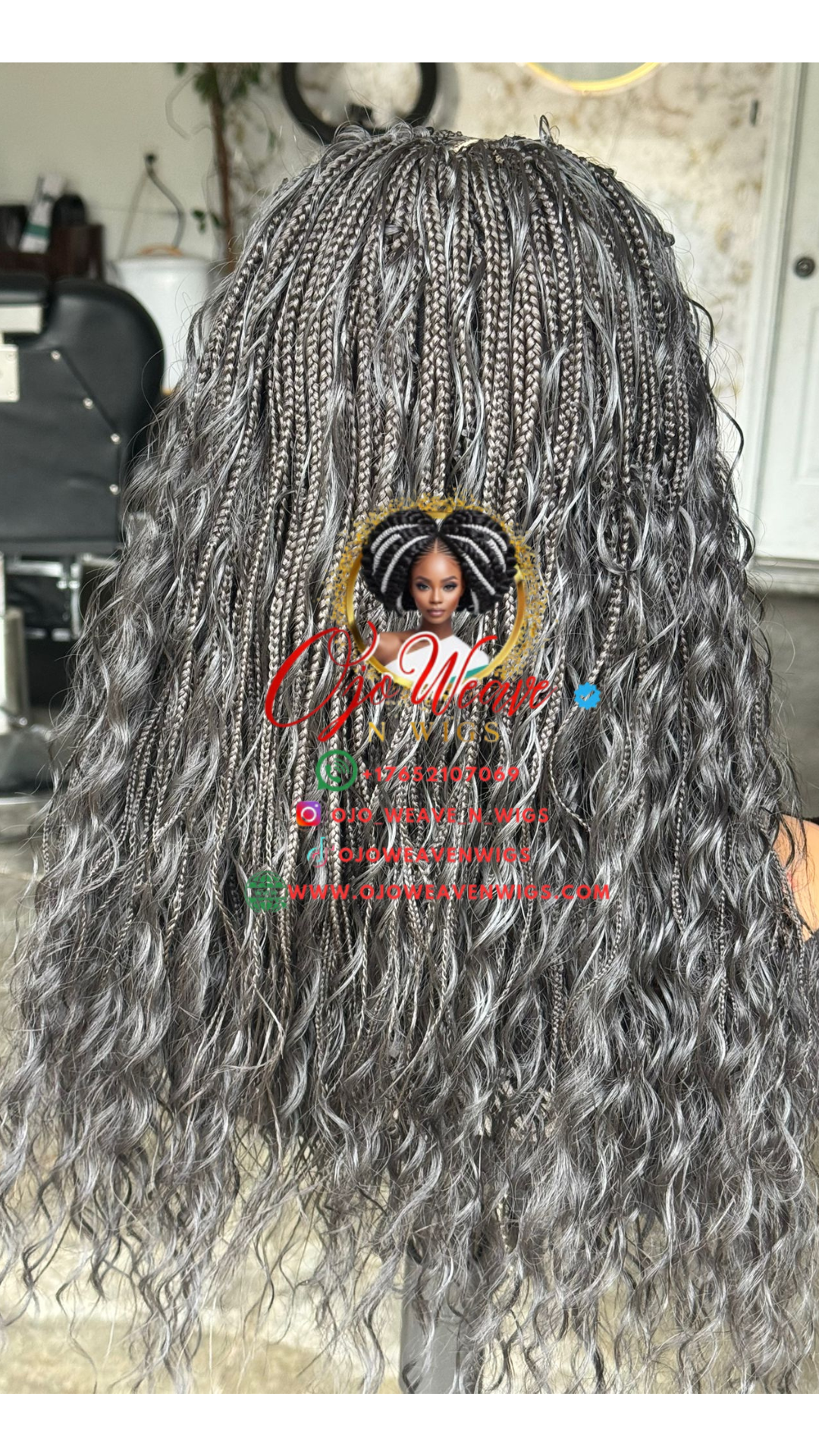 18" Color 2 Boho Braids: made to order