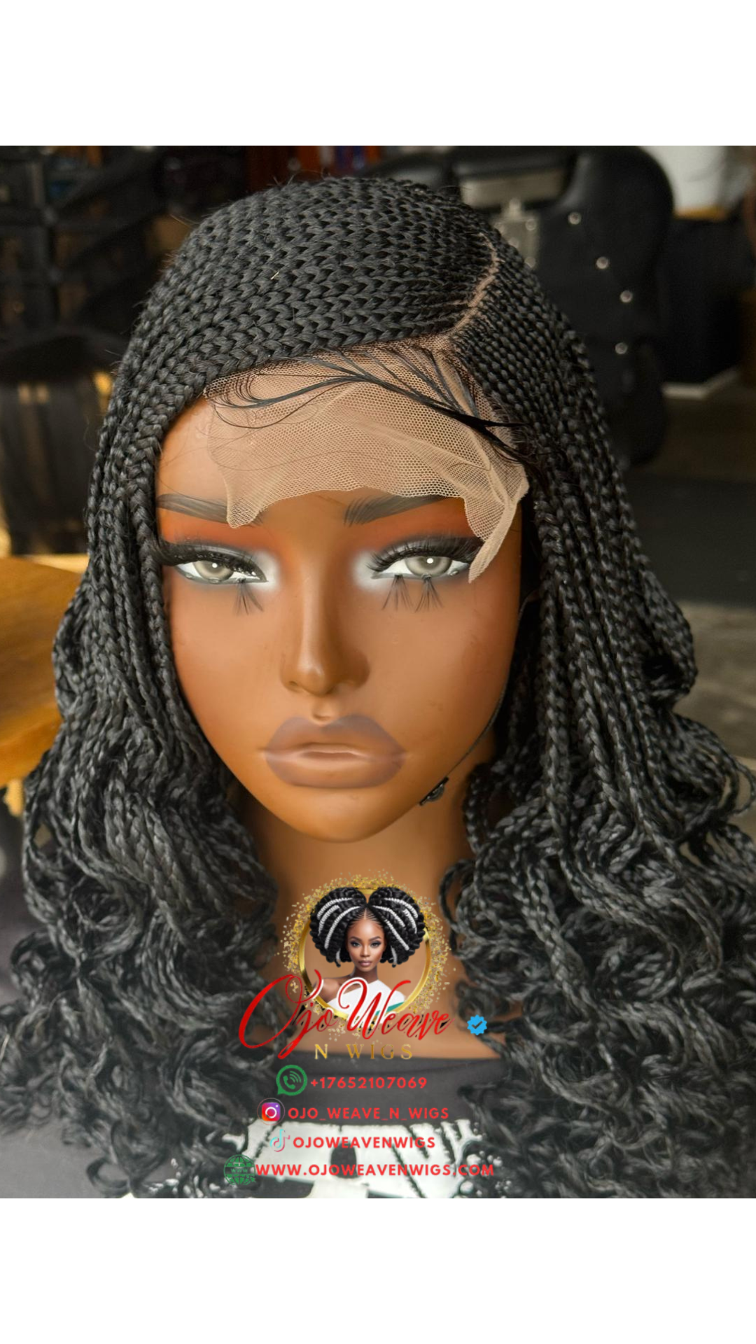 C-cut Gold Curly Unit - Color 1B (12/14 Inch) - Ready to Ship