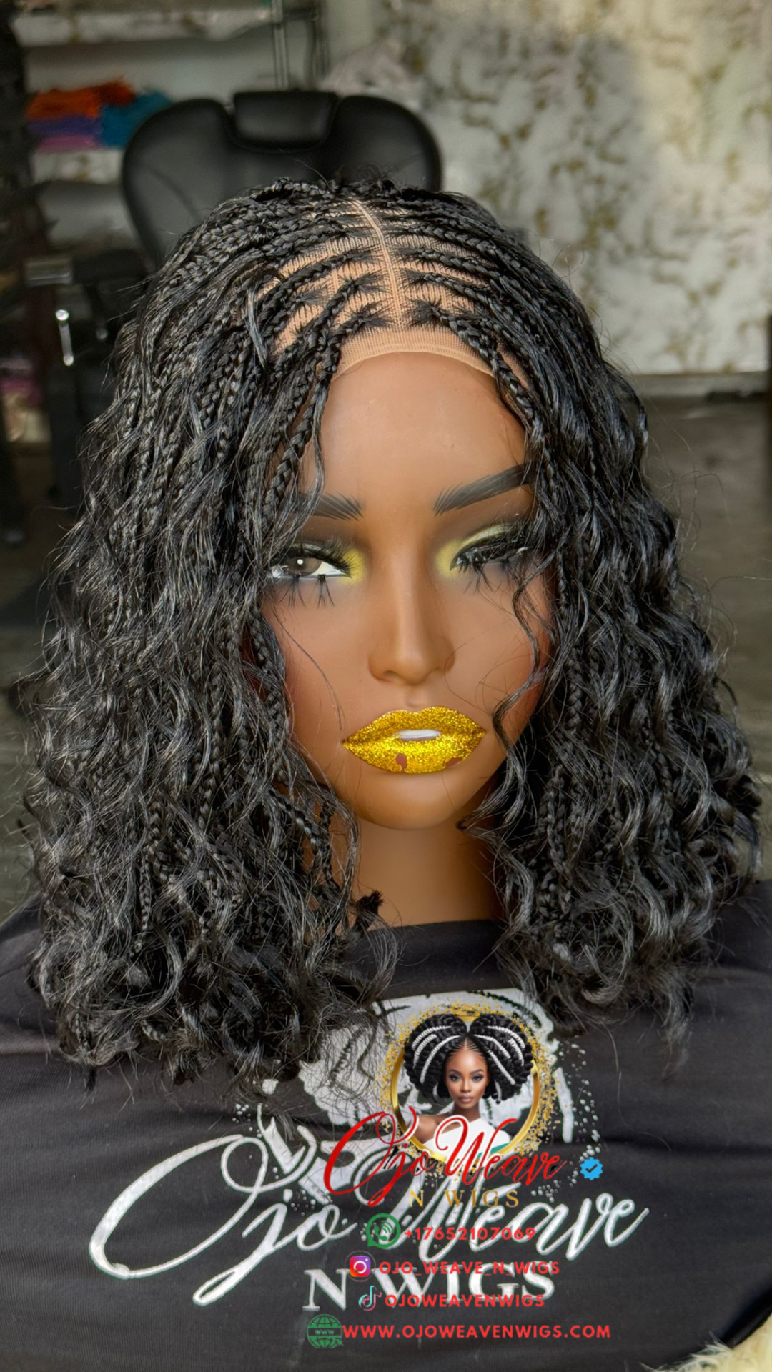 10inch Boho Closure Wig: Preorder