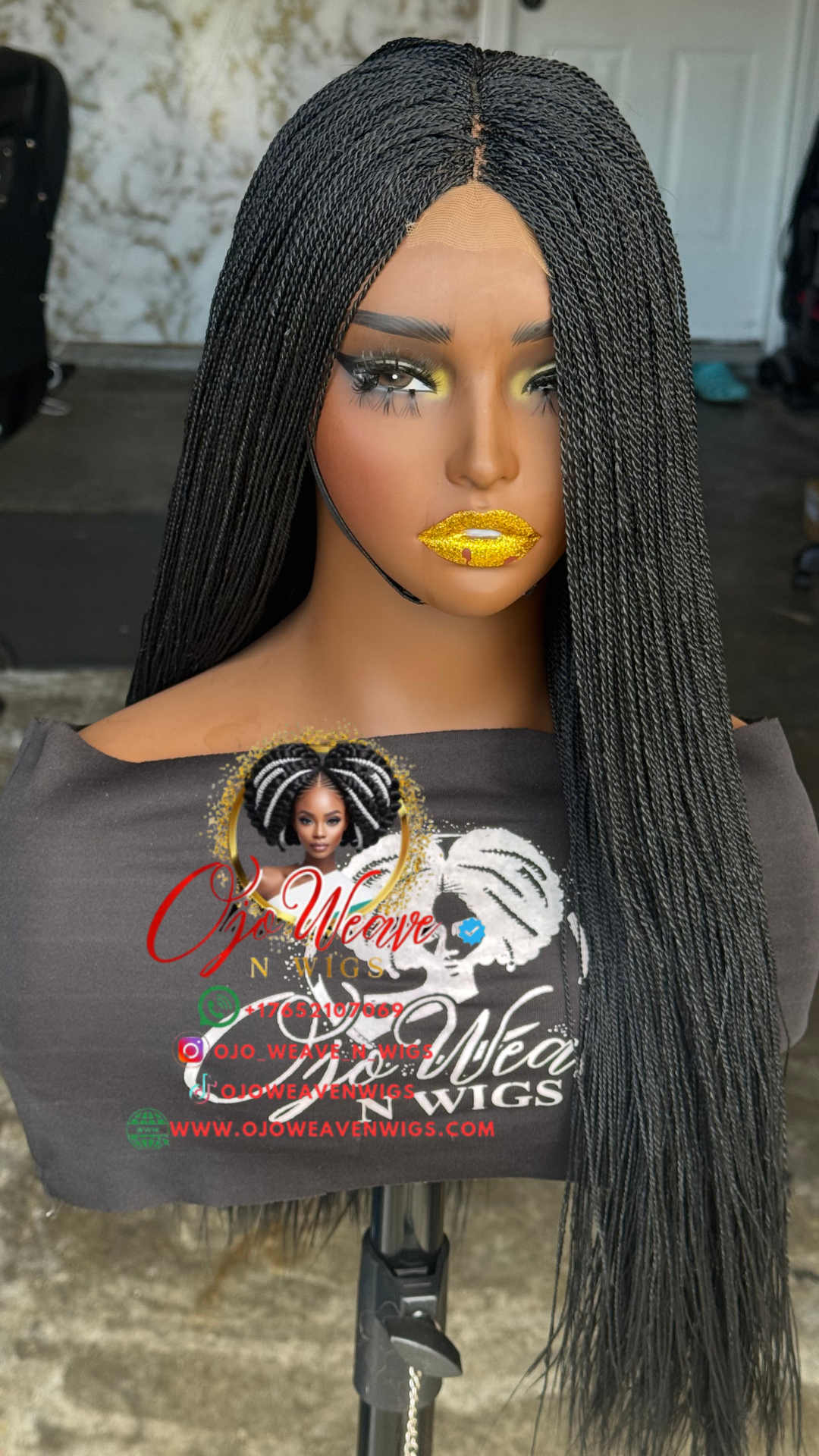 20" Esther Color 1B Wig: Pre Order