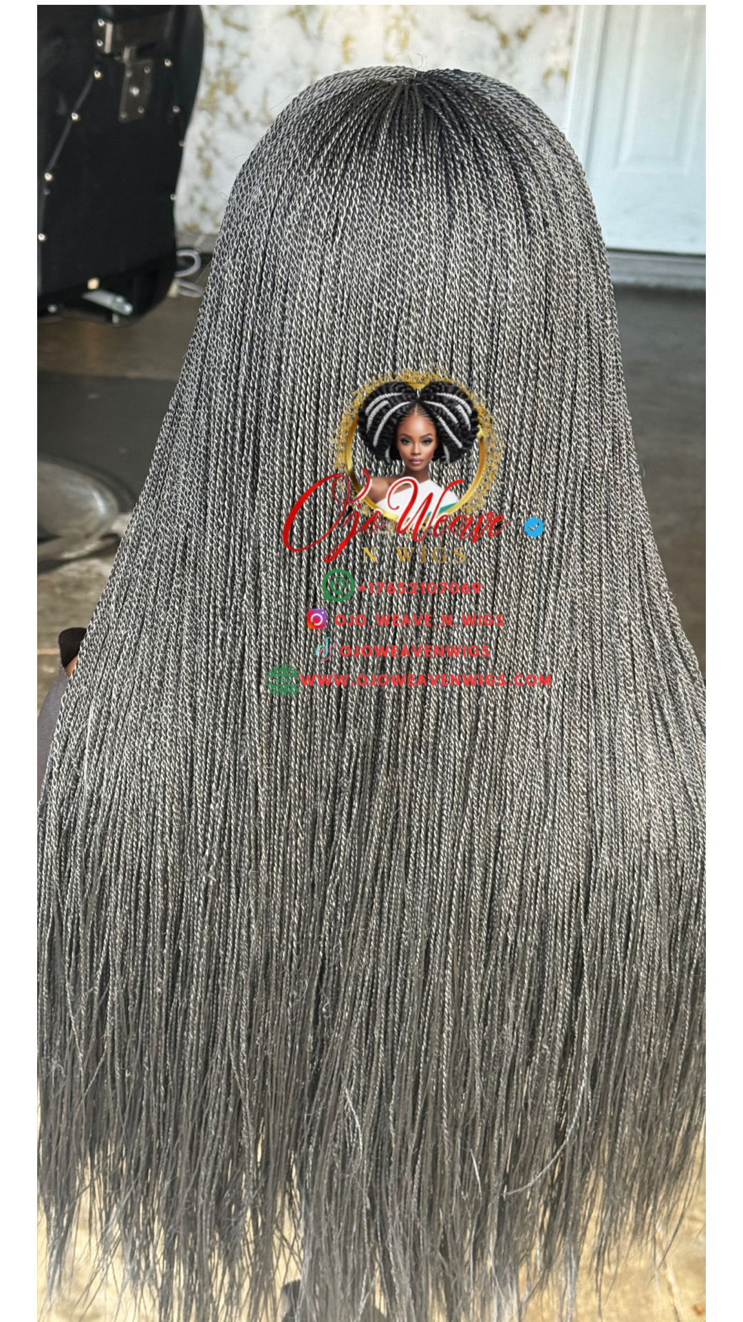 20" Esther Color 1B Wig: Pre Order