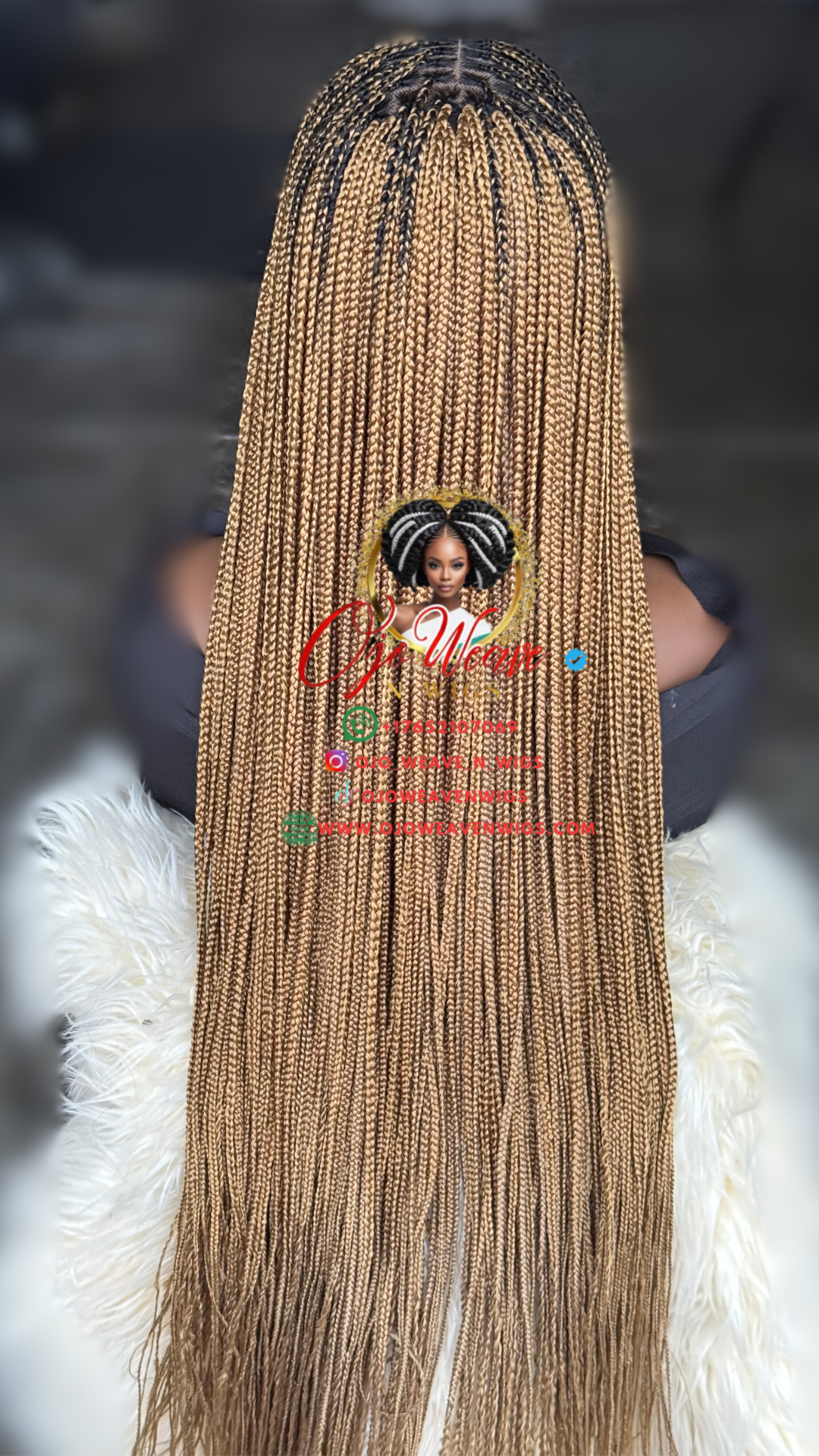 Knotless Braids: Black Root Made to Order