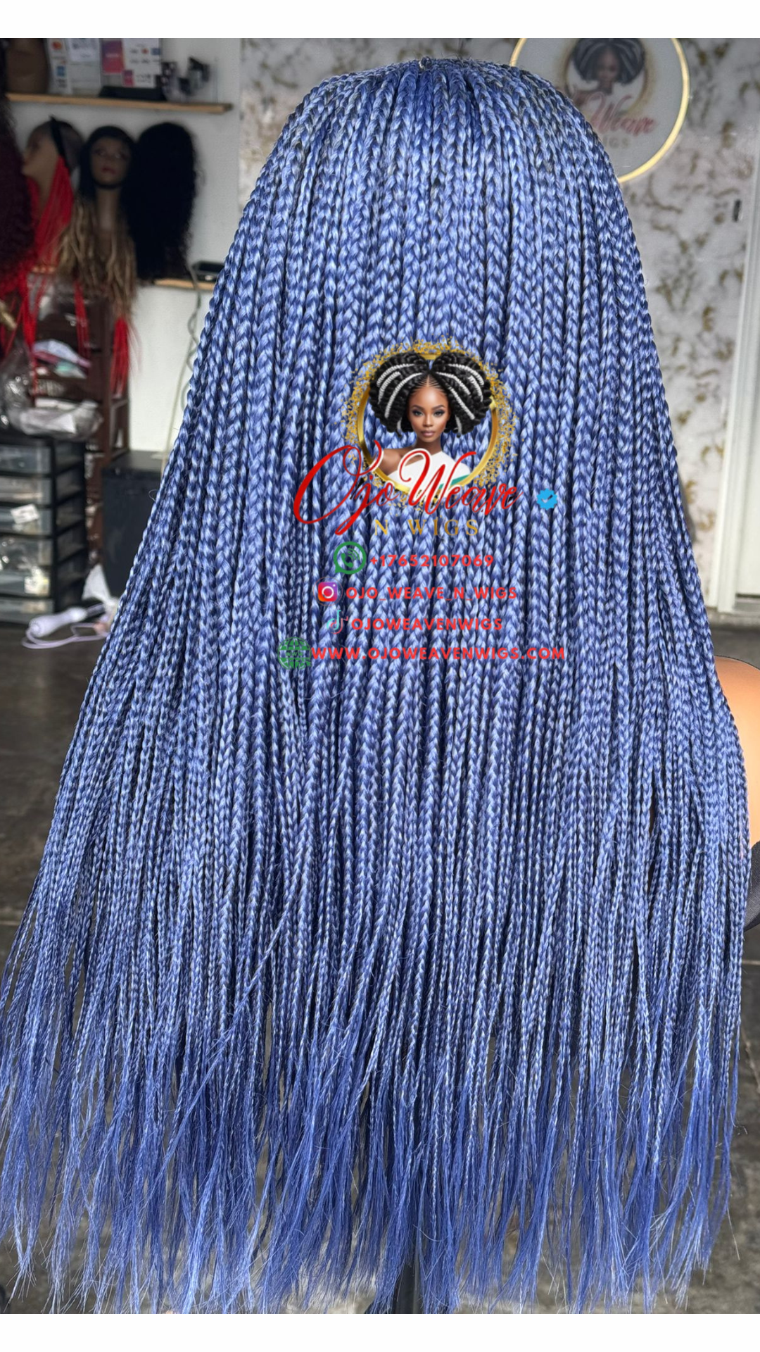 Bianca Dusty Blue Ready to Ship