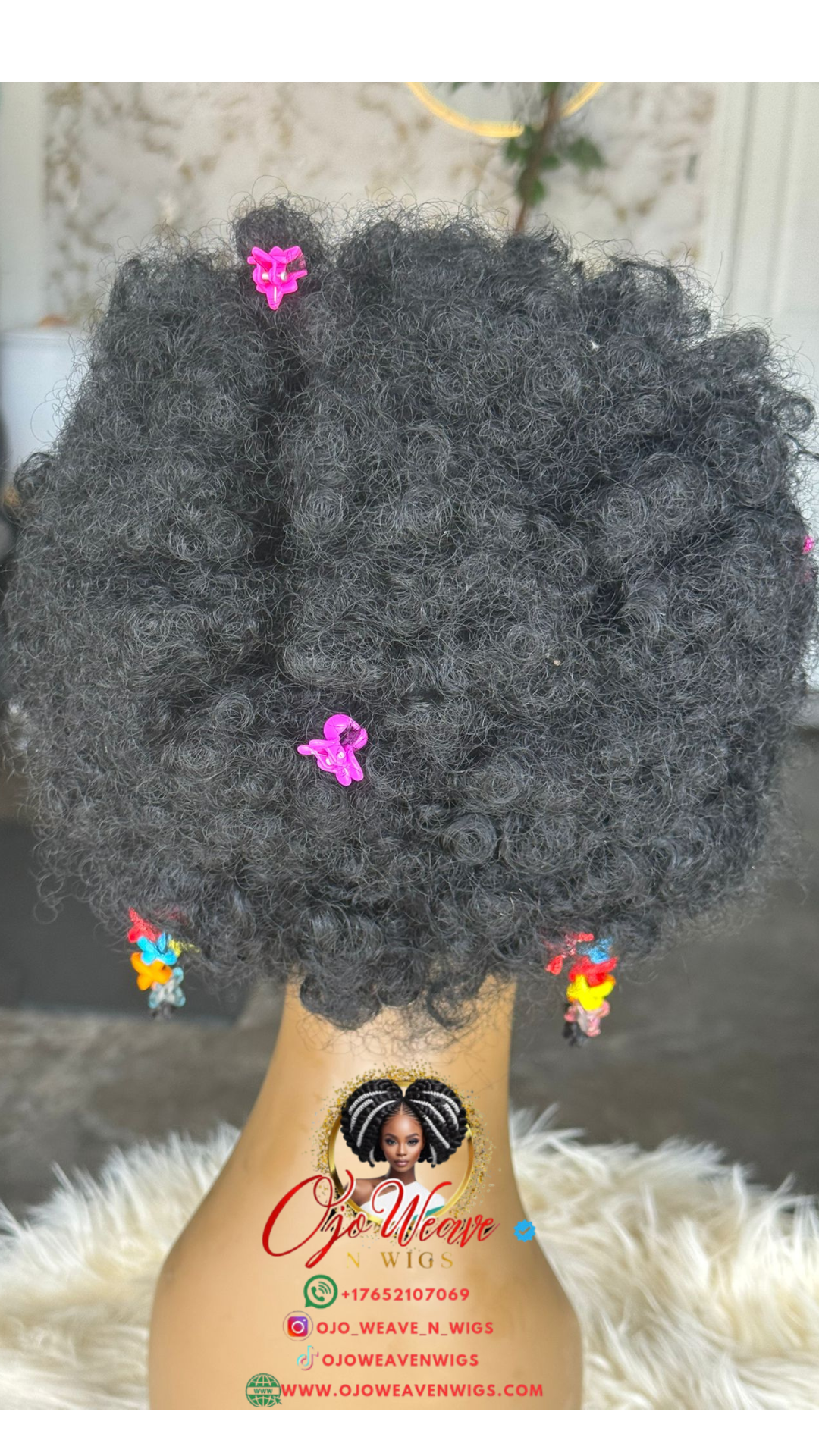 Glueless Kids Afro Wig: Cute, Easy & Protective