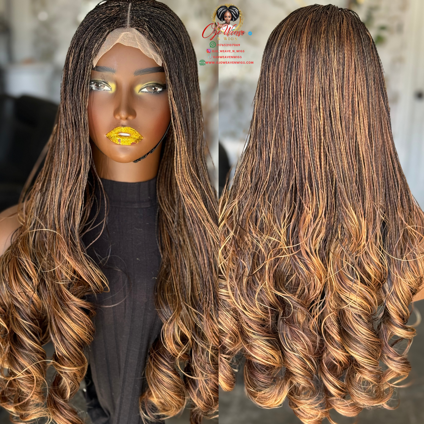 Amena Unit | 24 Inch Glueless Closure Wig Ready to Ship